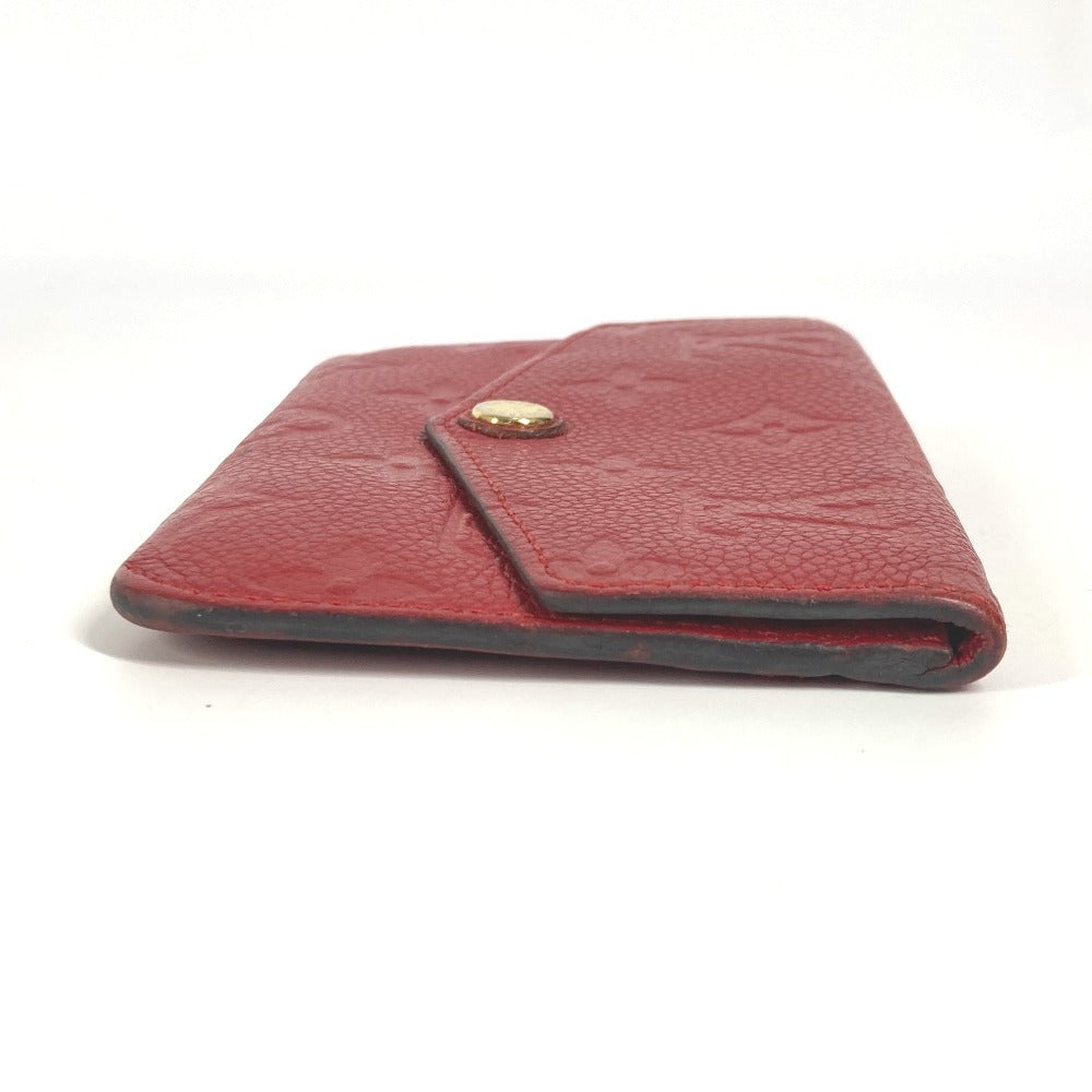Louis Vuitton Coin M60634 Ann Platt Ann Monogram Leather Red Clutch Bag