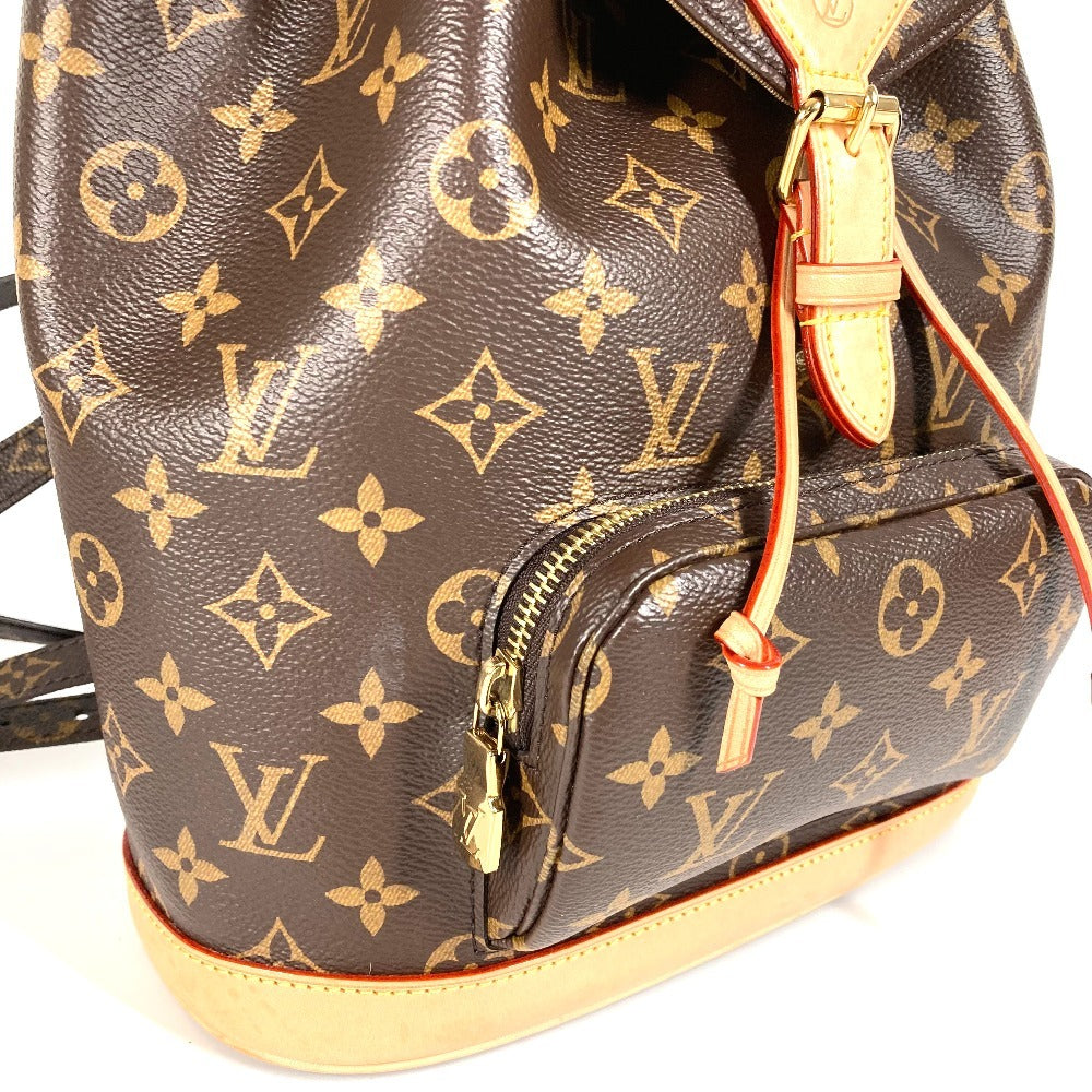 Louis Vuitton Backpack M11198 Montsouris PM MontsourisPM Monogram Canvas Brown