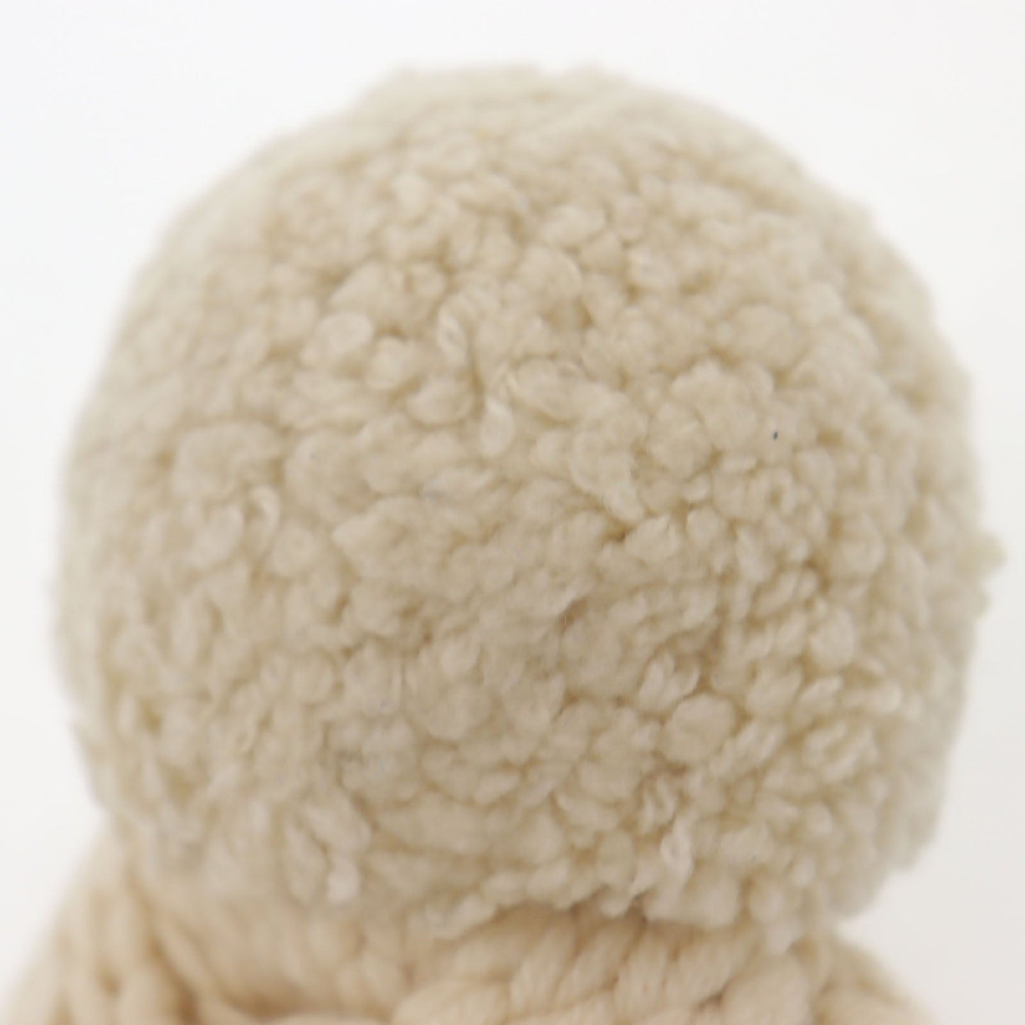 CHANEL Logo Knit hat Beige Cashmere 100% #BU496