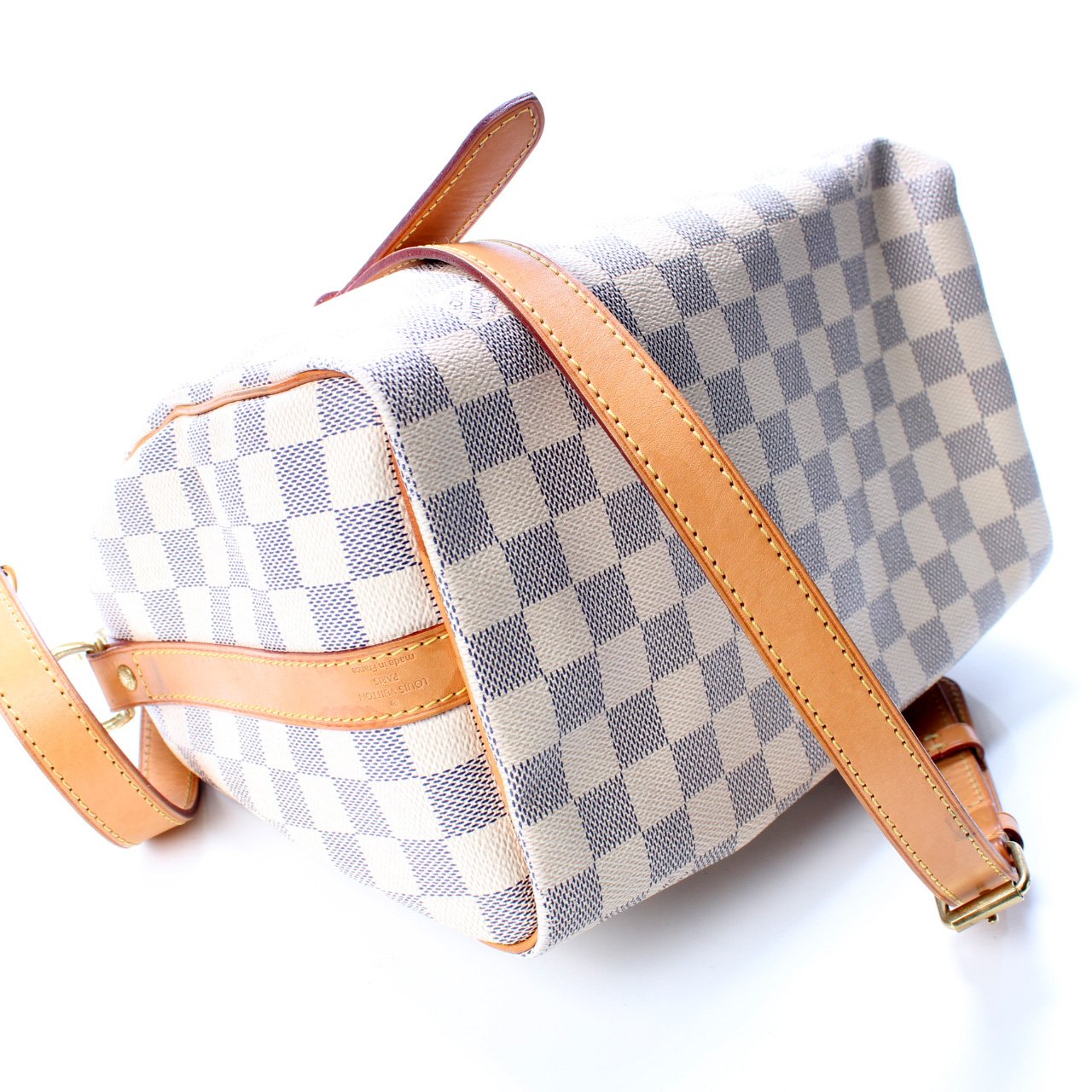Louis Vuitton Speedy 25 Bandouliere Azur PL008 Damier Handbag