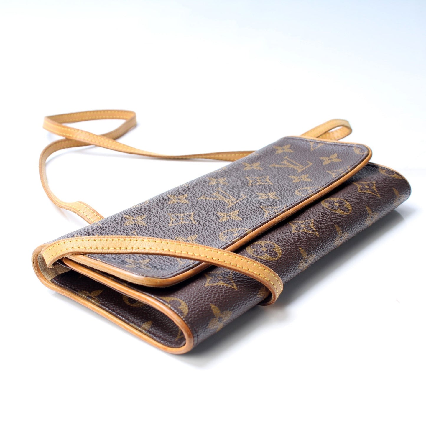 Louis Vuitton Pochette Twin GM Monogram Clutch Bag Monogram 5