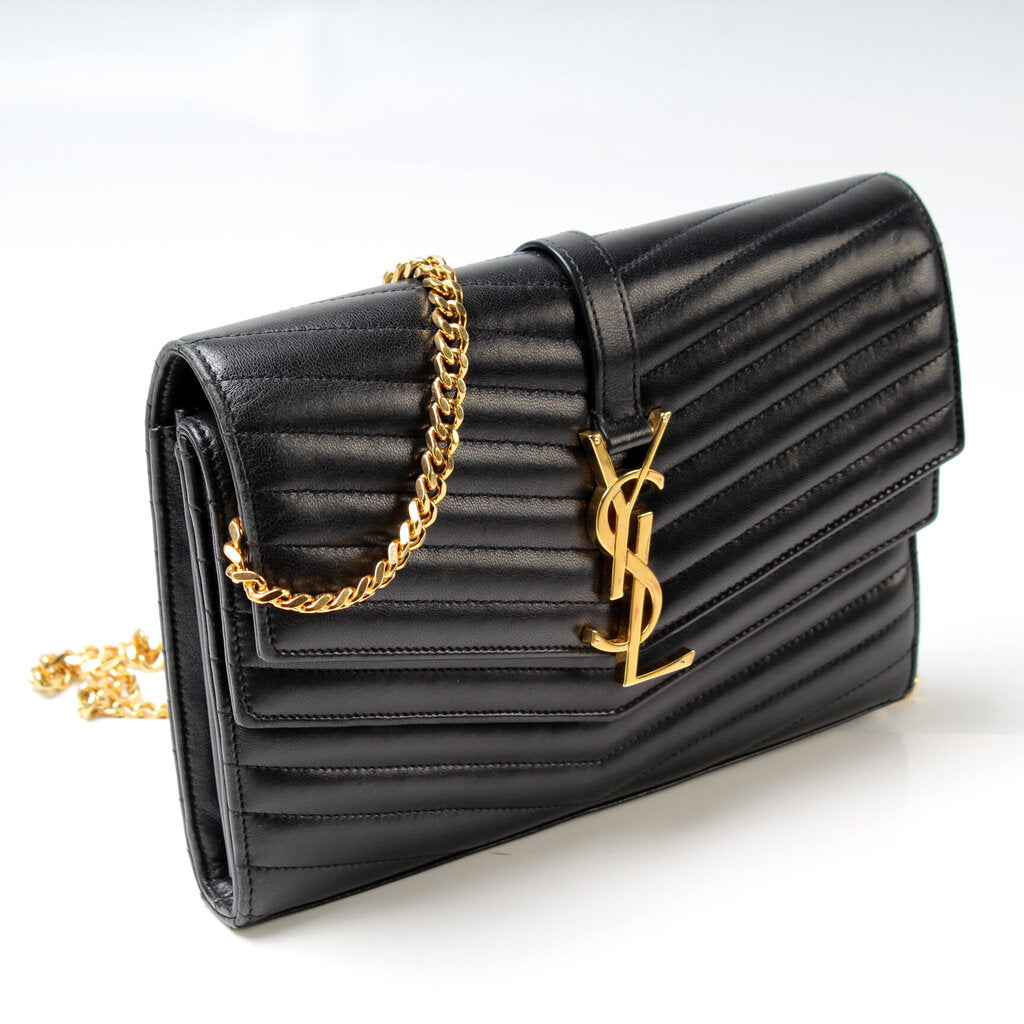 YSL Saint Laurent Saint Laurent Sulpice Wallet Bag Chain Travel Bag