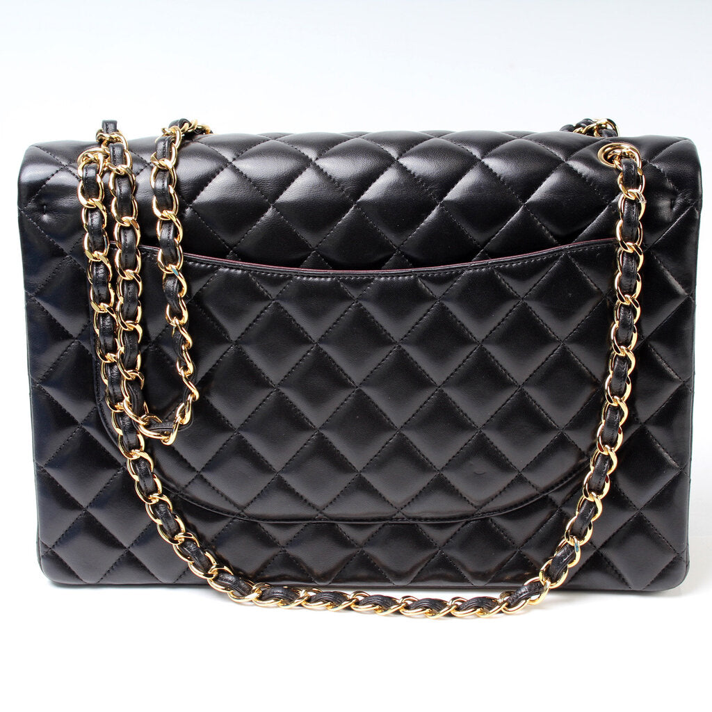 Chanel Classic Flap Maxi Lambskin 14-16M Handbag