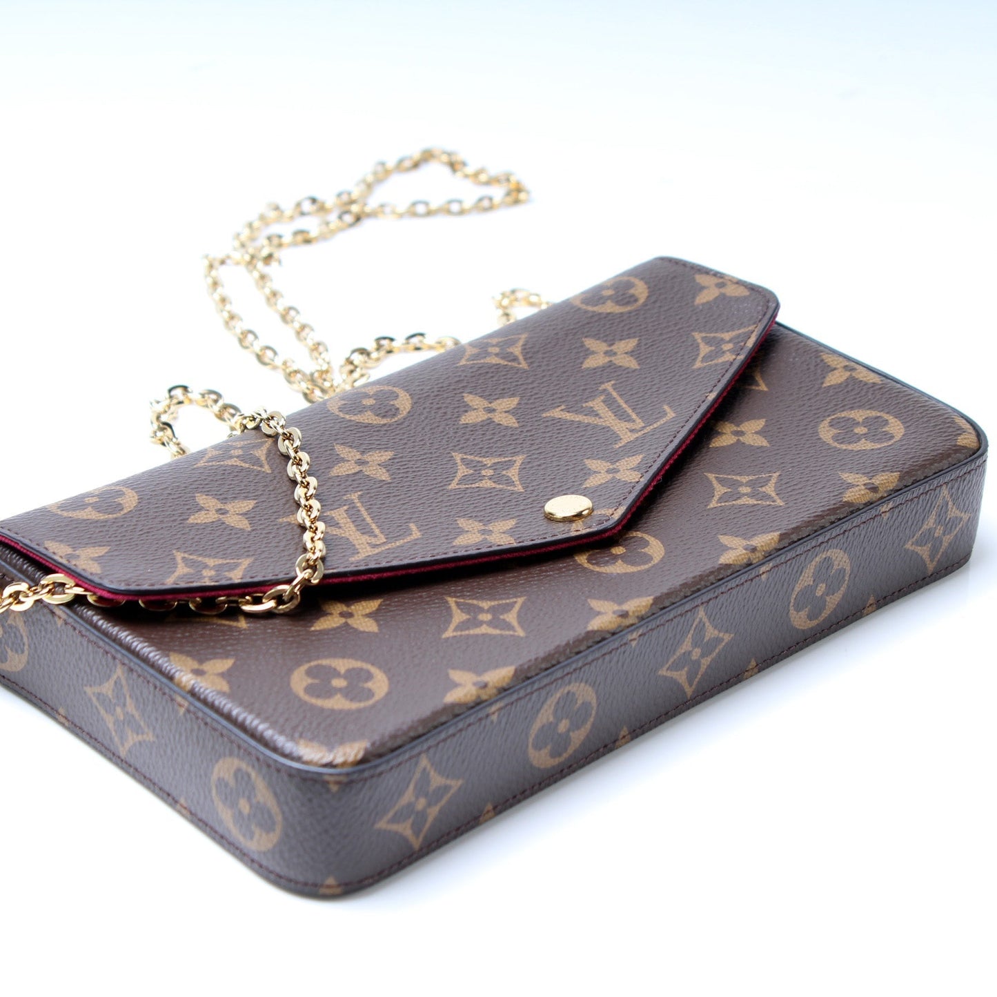 Louis Vuitton Pochette Felicie Monogram Clutch Bag Monogram 27