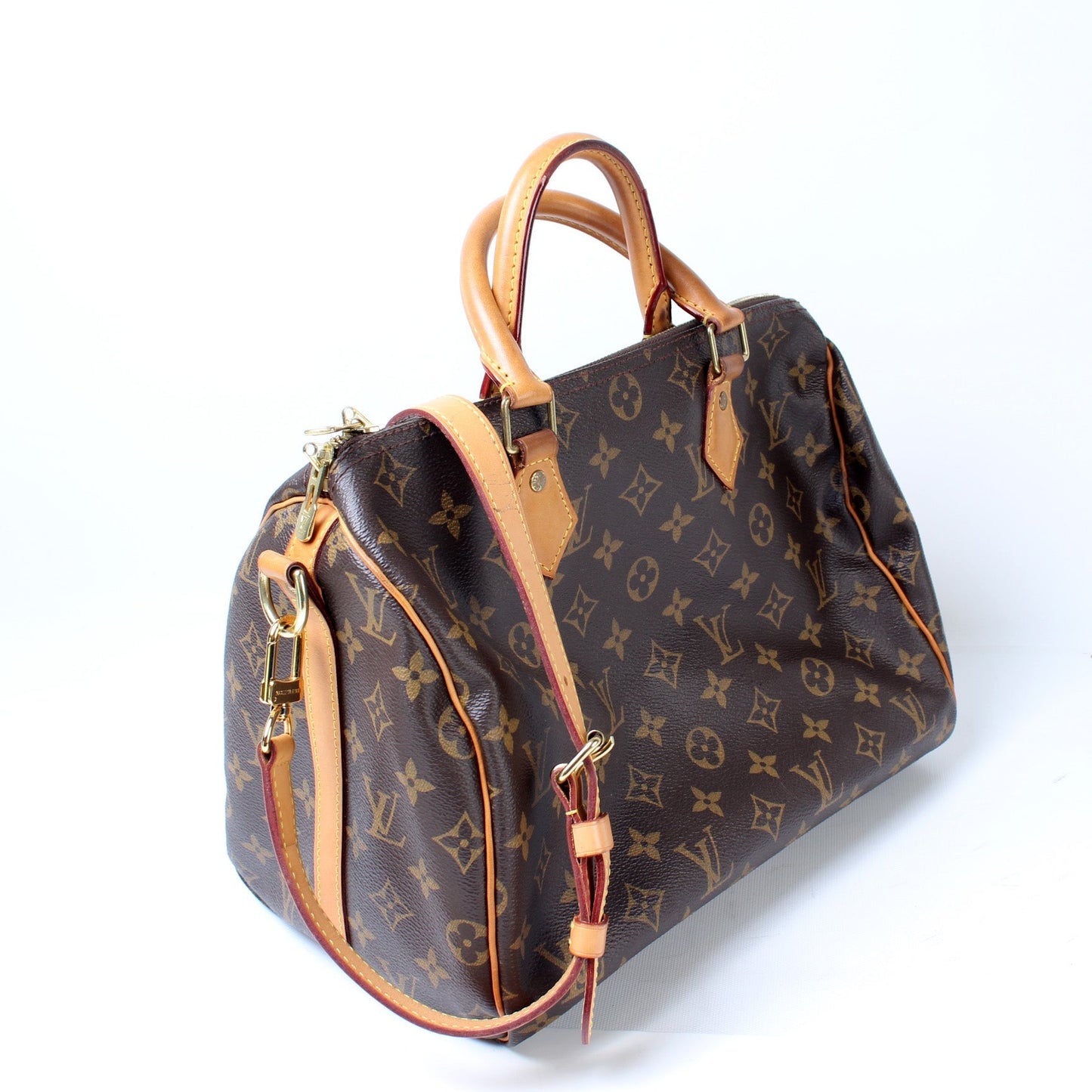 Louis Vuitton Speedy 30 Bandouliere Monogram Handbag Monogram 12