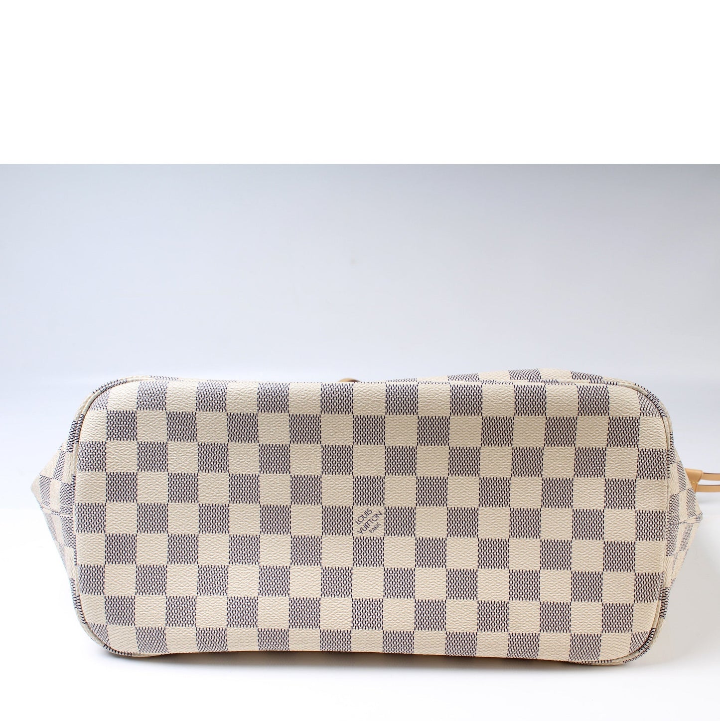 Louis Vuitton Neverfull MM Azur Damier Tote Bag Azur 36
