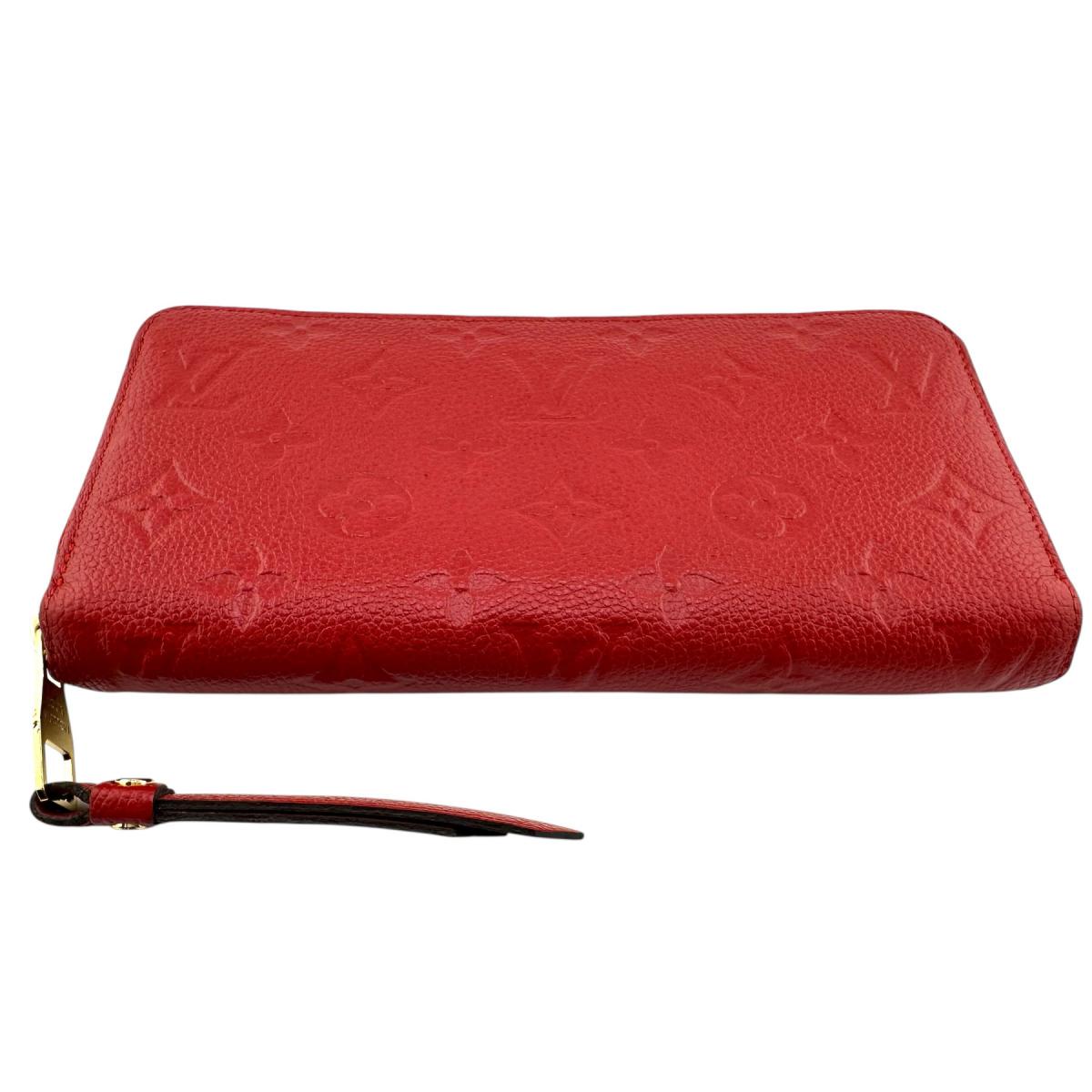 Louis Vuitton Long Purse M60547 Ann Platt Monogram Red Wallet Case