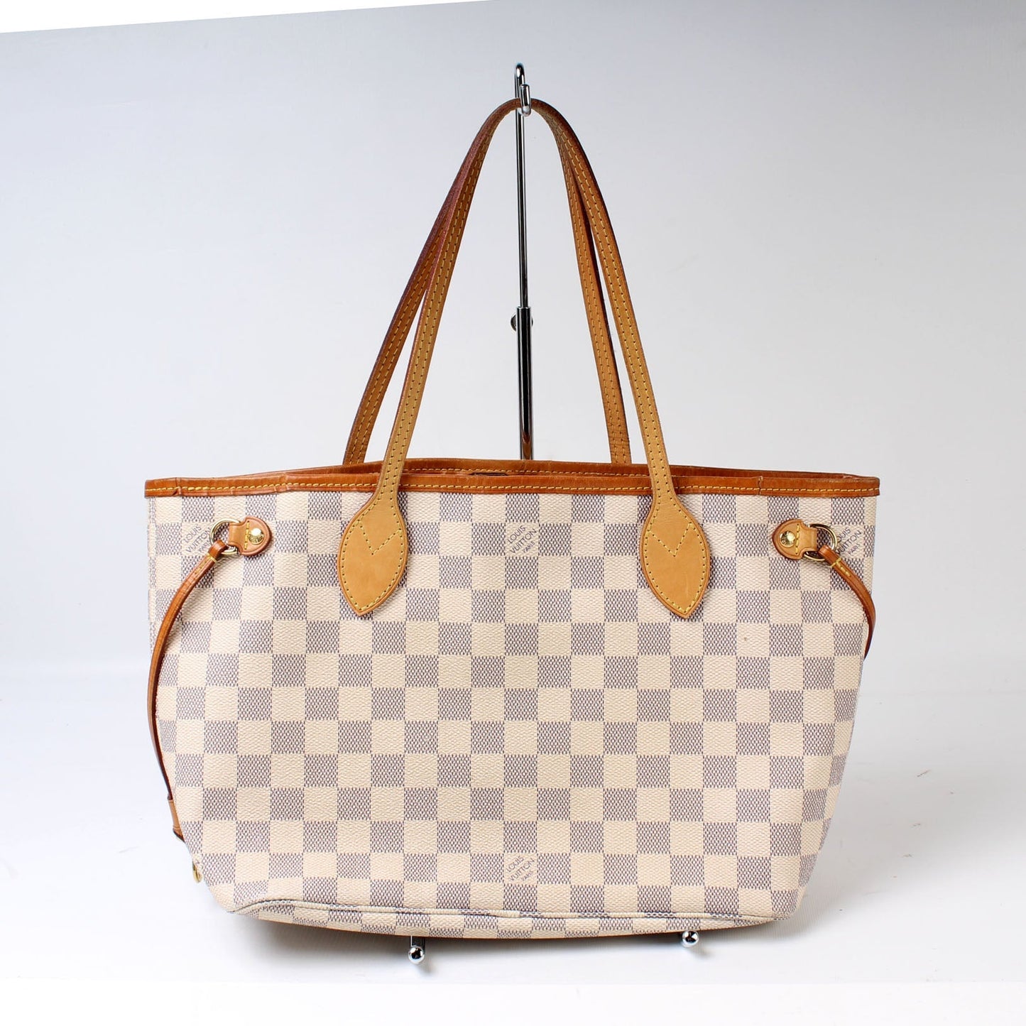 Louis Vuitton Neverfull PM Azur Damier Tote Bag