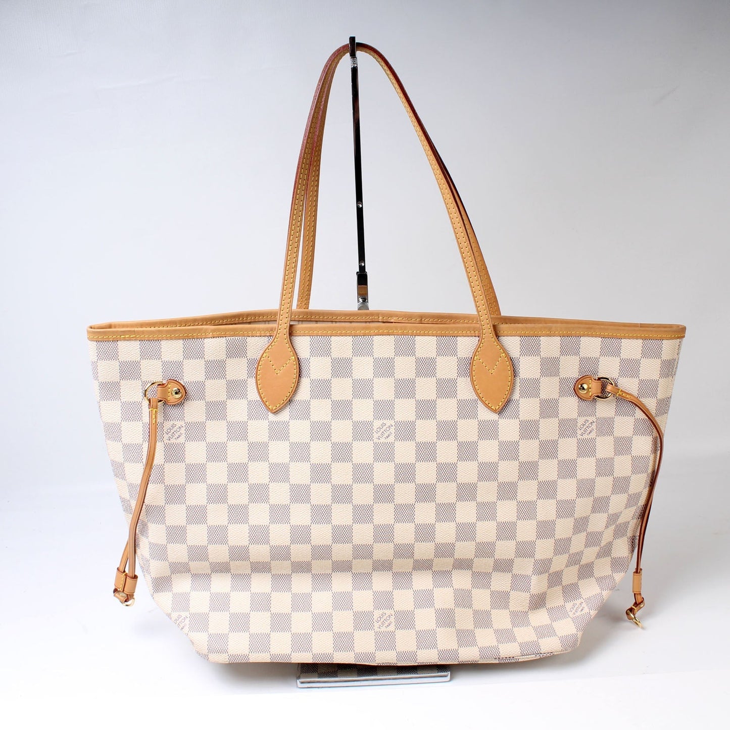 Louis Vuitton Neverfull MM Azur Damier Tote Bag Azur 43