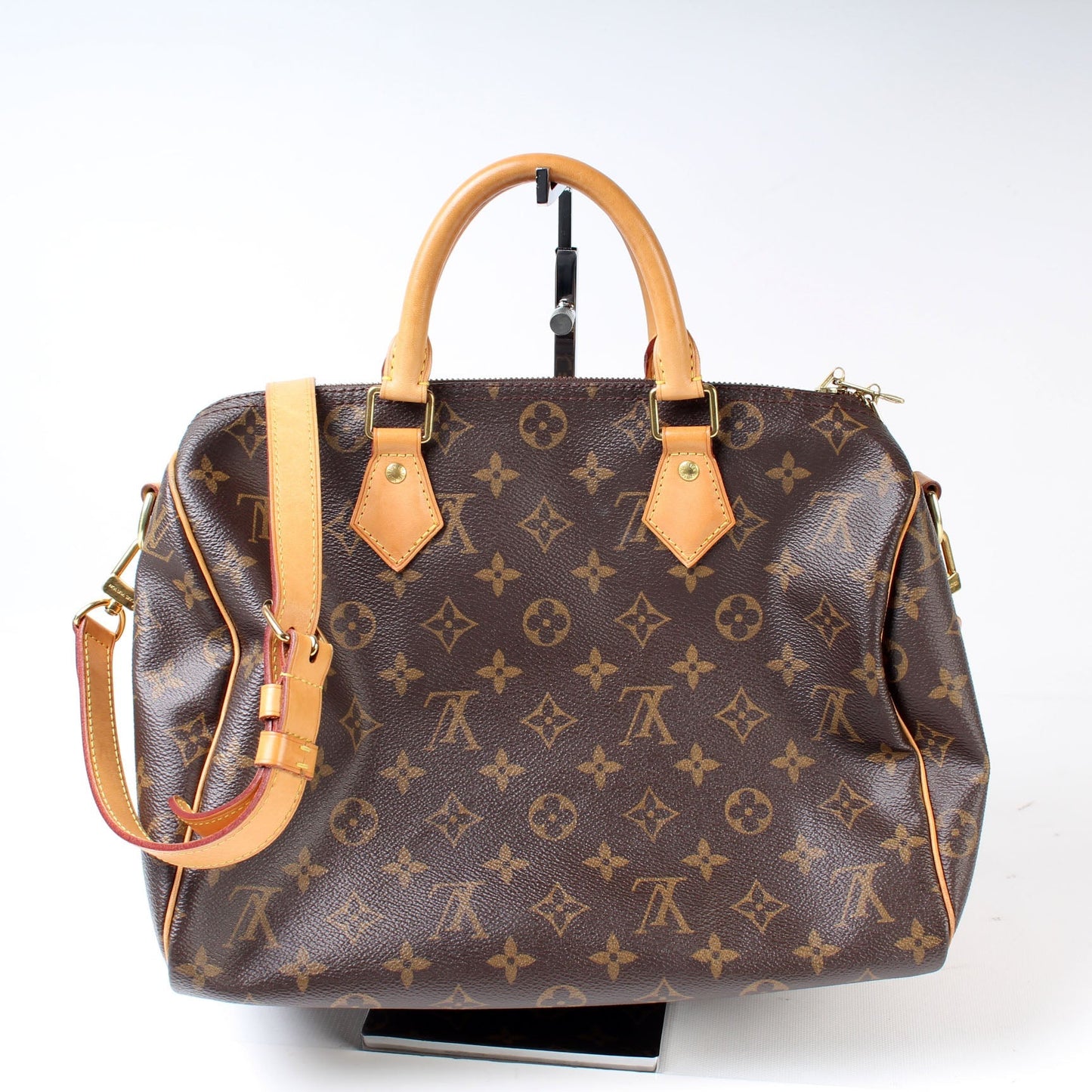 Louis Vuitton Speedy 30 Bandouliere Monogram Handbag Monogram 13