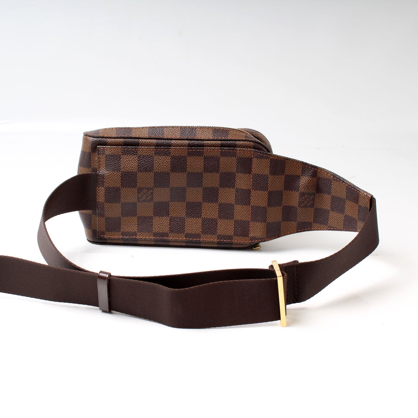 Louis Vuitton Geronimos Ebene Damier Handbag Ebene Bd0777Fa