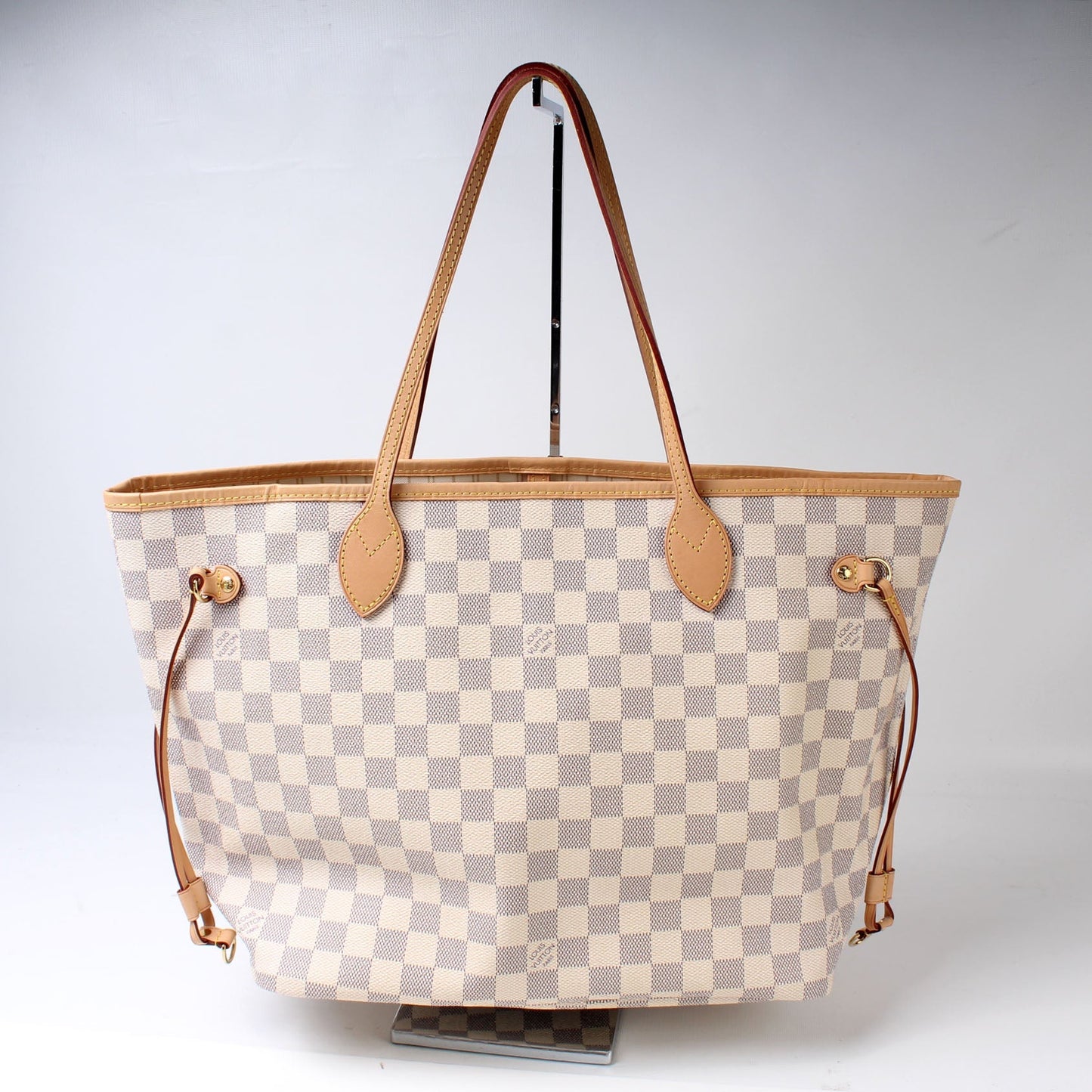 Louis Vuitton Neverfull MM Azur Damier Tote Bag Azur 6Fa1Df13