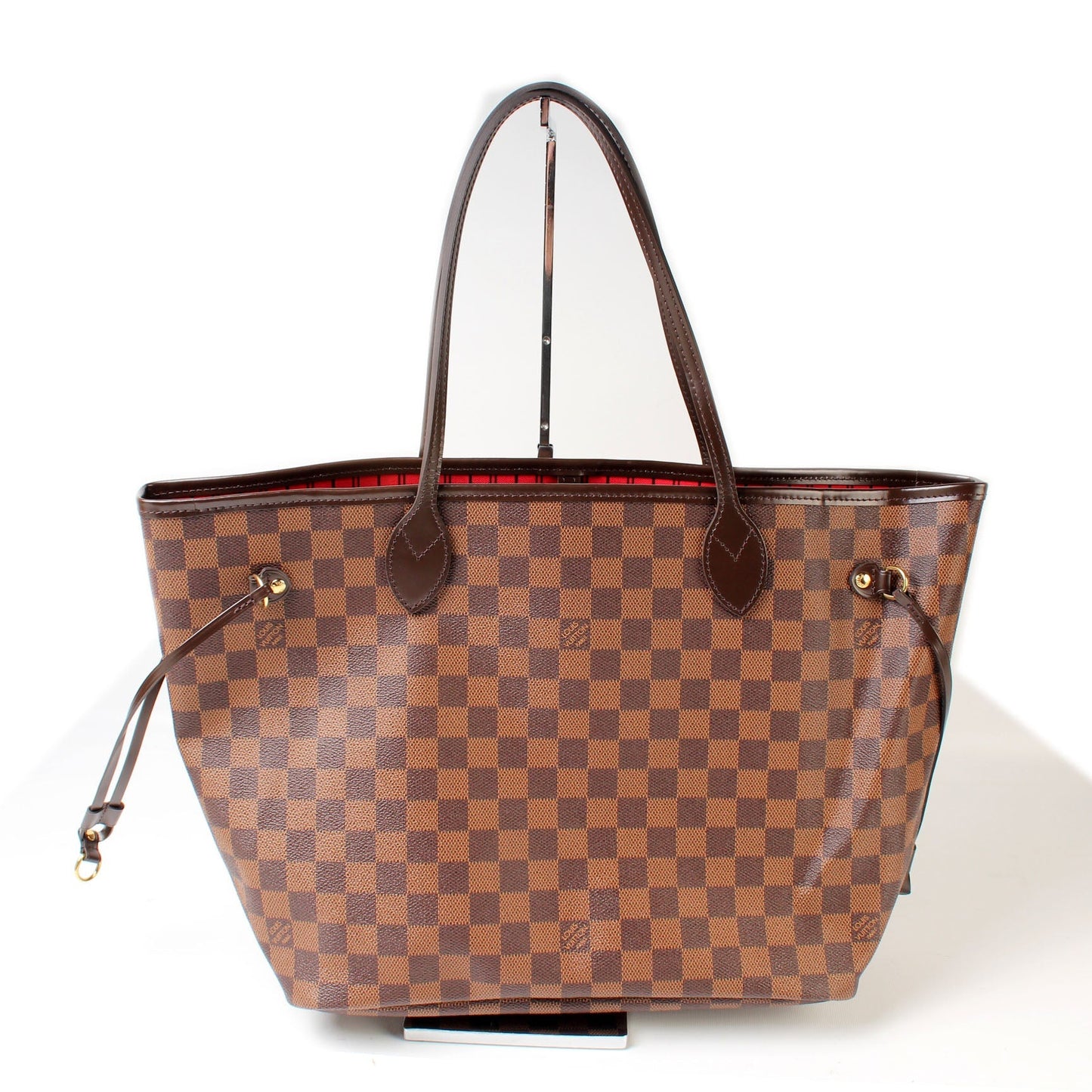 Louis Vuitton Neverfull MM Ebene Damier Tote Bag Damier Ebene