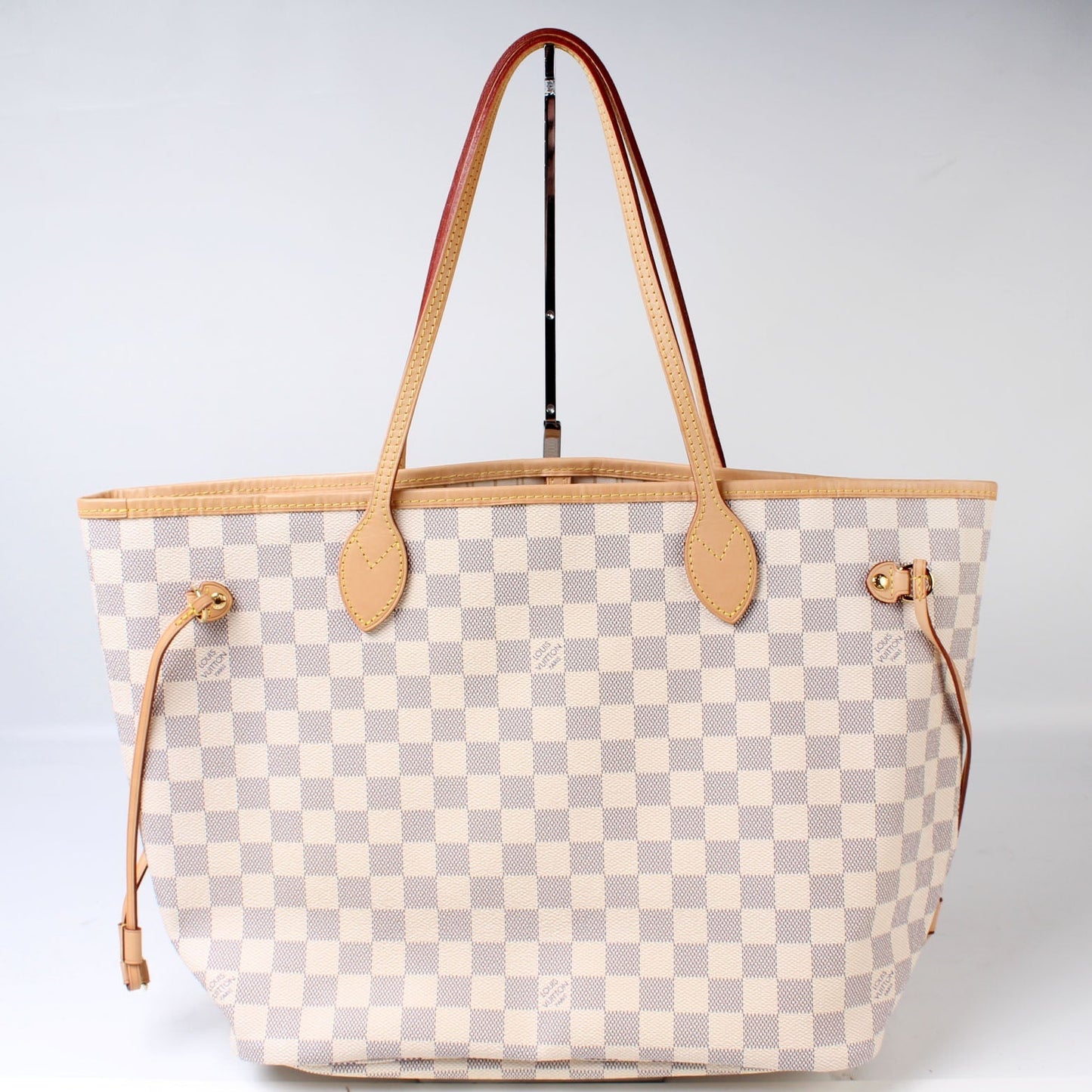Louis Vuitton Neverfull MM Azur Damier Tote Bag Damier Azur