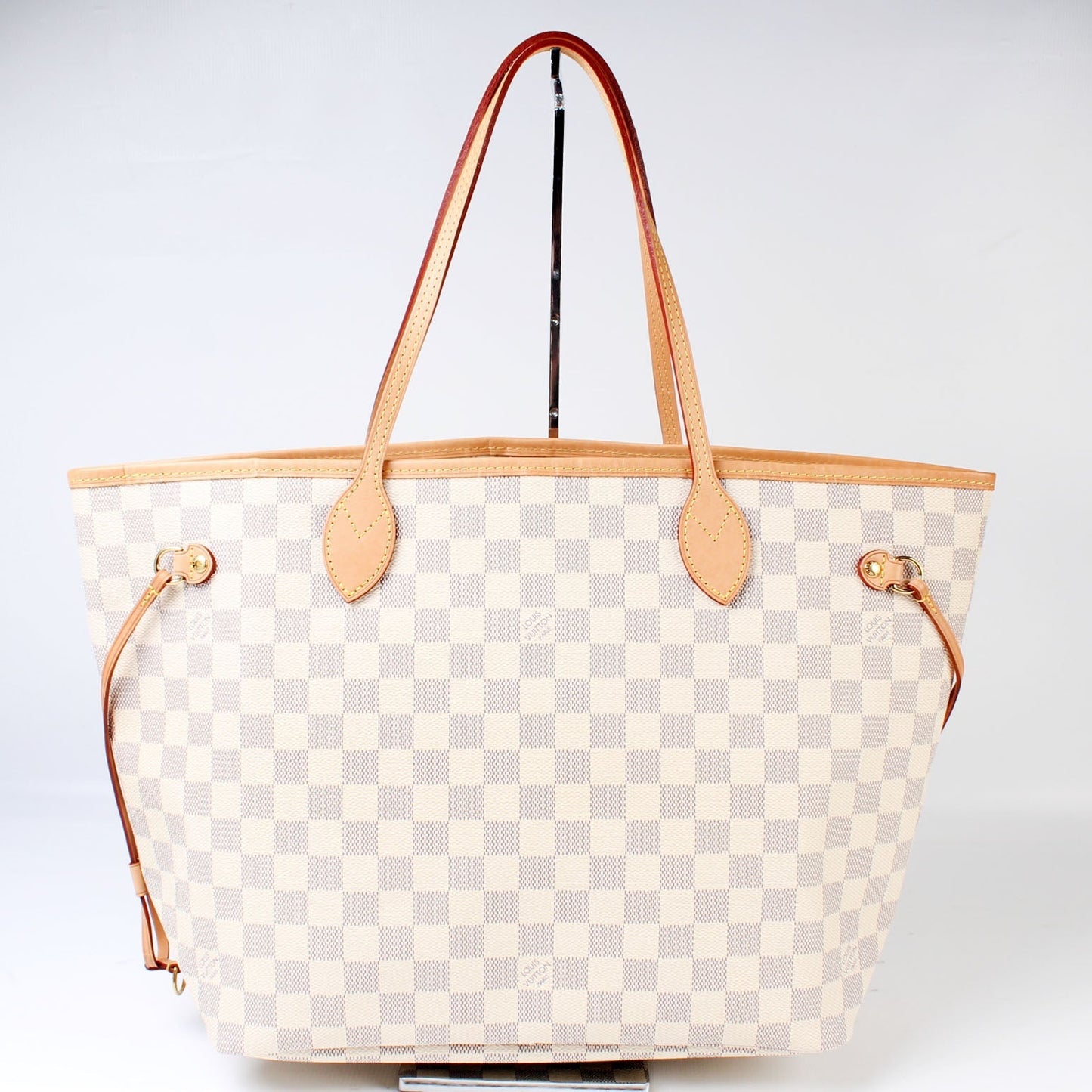 Louis Vuitton Neverfull MM Azur Damier Tote Bag Azur 47E38A46