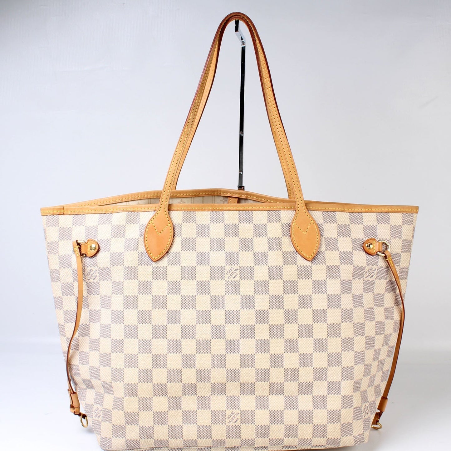Louis Vuitton Neverfull MM Azur Damier Tote Bag Azur 2D093Af9