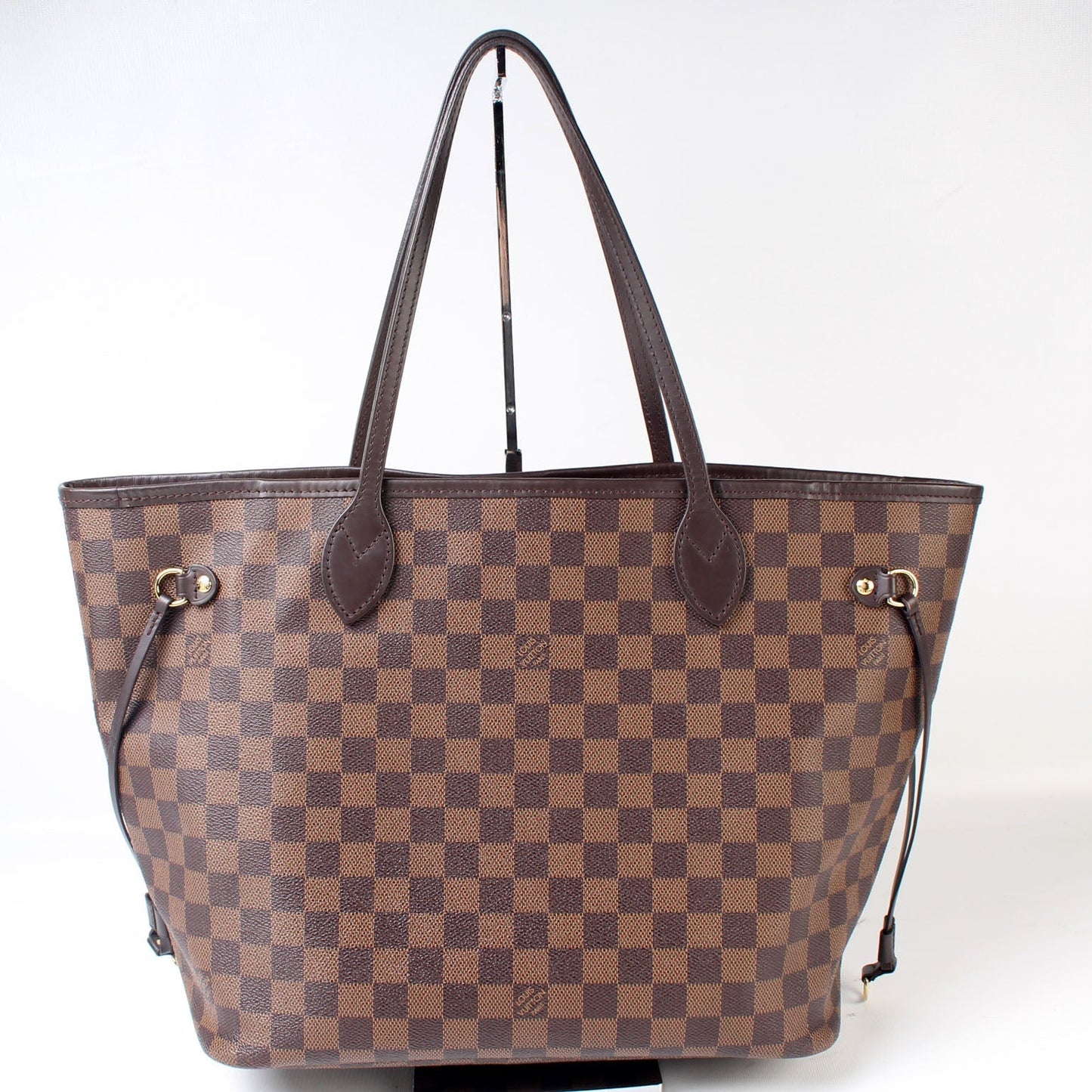 Louis Vuitton Neverfull MM Ebene Pochette Tote Bag