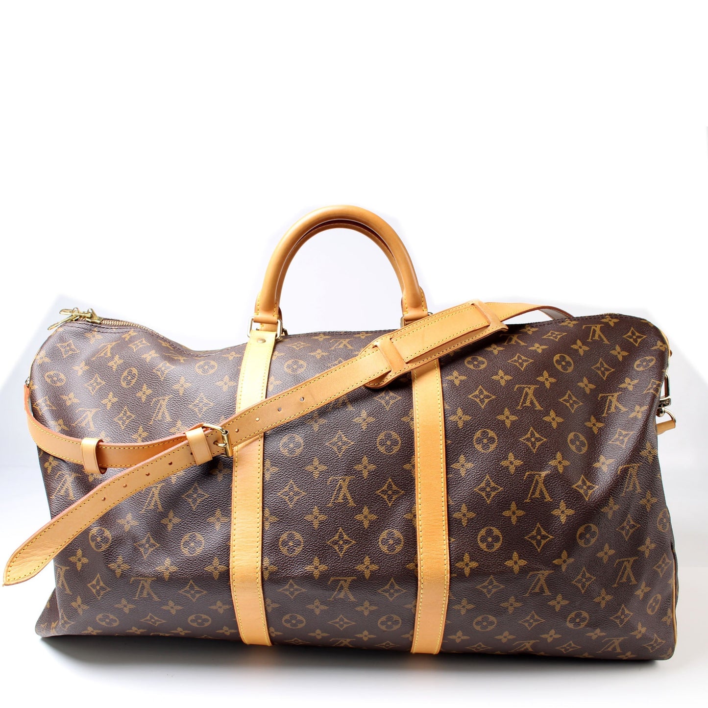 Louis Vuitton Keepall 60 Bandouliere Monogram Travel Bag