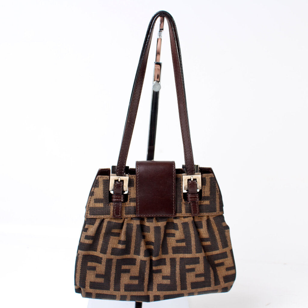 Fendi Zucca Clasp Bag Micro Travel Bag