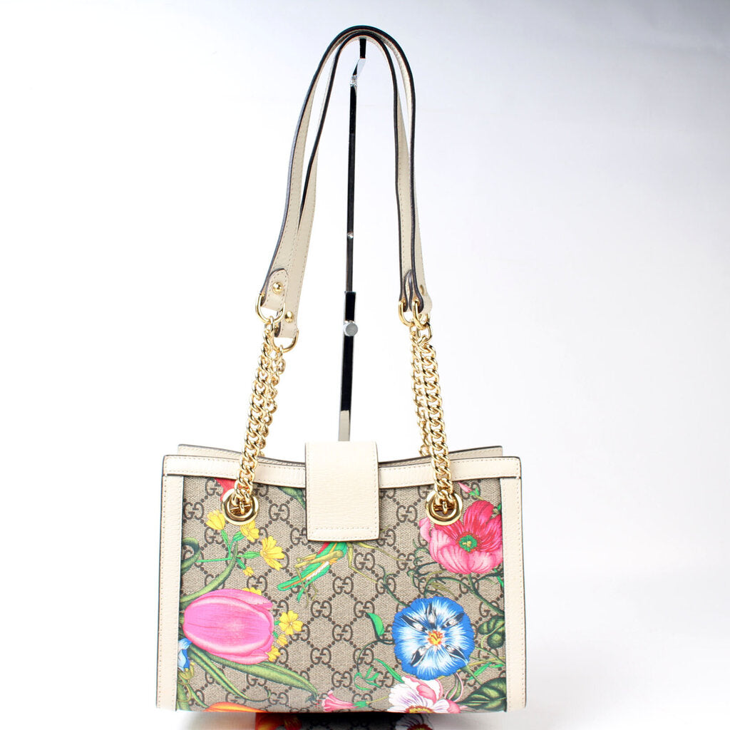 Gucci Padlock GG Flora Small Travel Bag