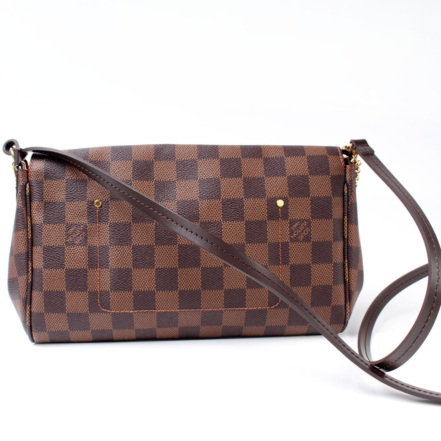 Louis Vuitton Favorite MM Ebene Damier Handbag Ebene 9