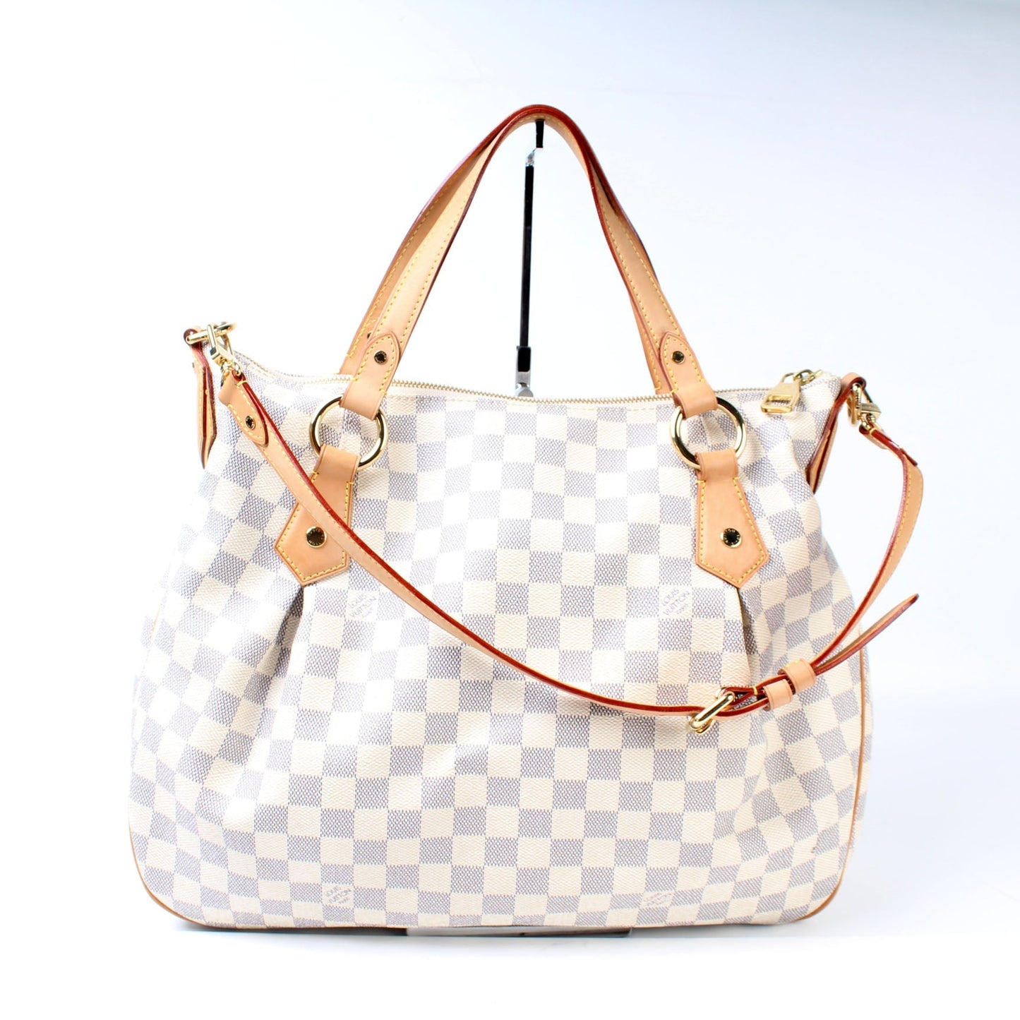 Louis Vuitton Evora MM Azur Damier Handbag Azur 4