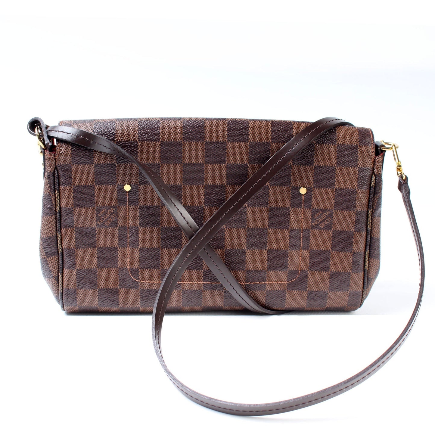 Louis Vuitton Favorite MM Ebene Damier Handbag Ebene 11