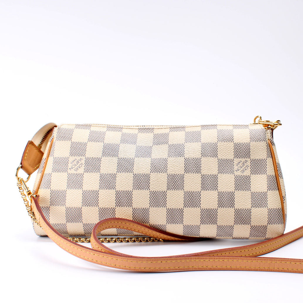 Louis Vuitton Eva Azur Damier Clutch Bag