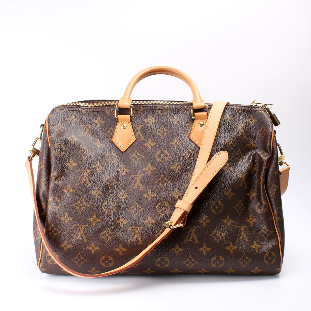 Louis Vuitton Speedy 35 Bandouliere Monogram Handbag