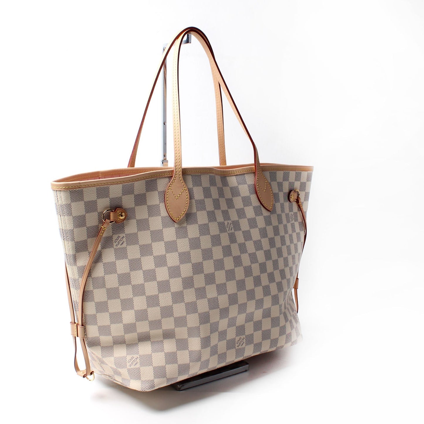 Louis Vuitton Neverfull MM W Azur Damier Wallet Case Azur 1