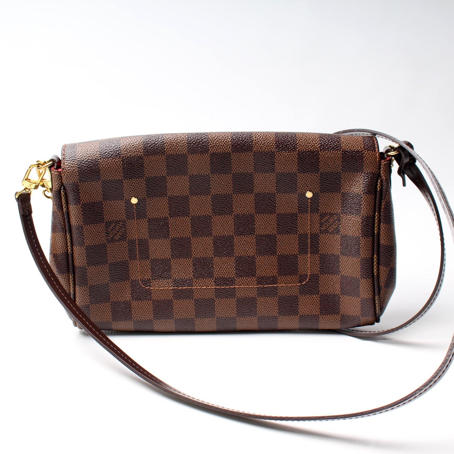 Louis Vuitton Favorite MM Ebene Damier Handbag Ebene 13