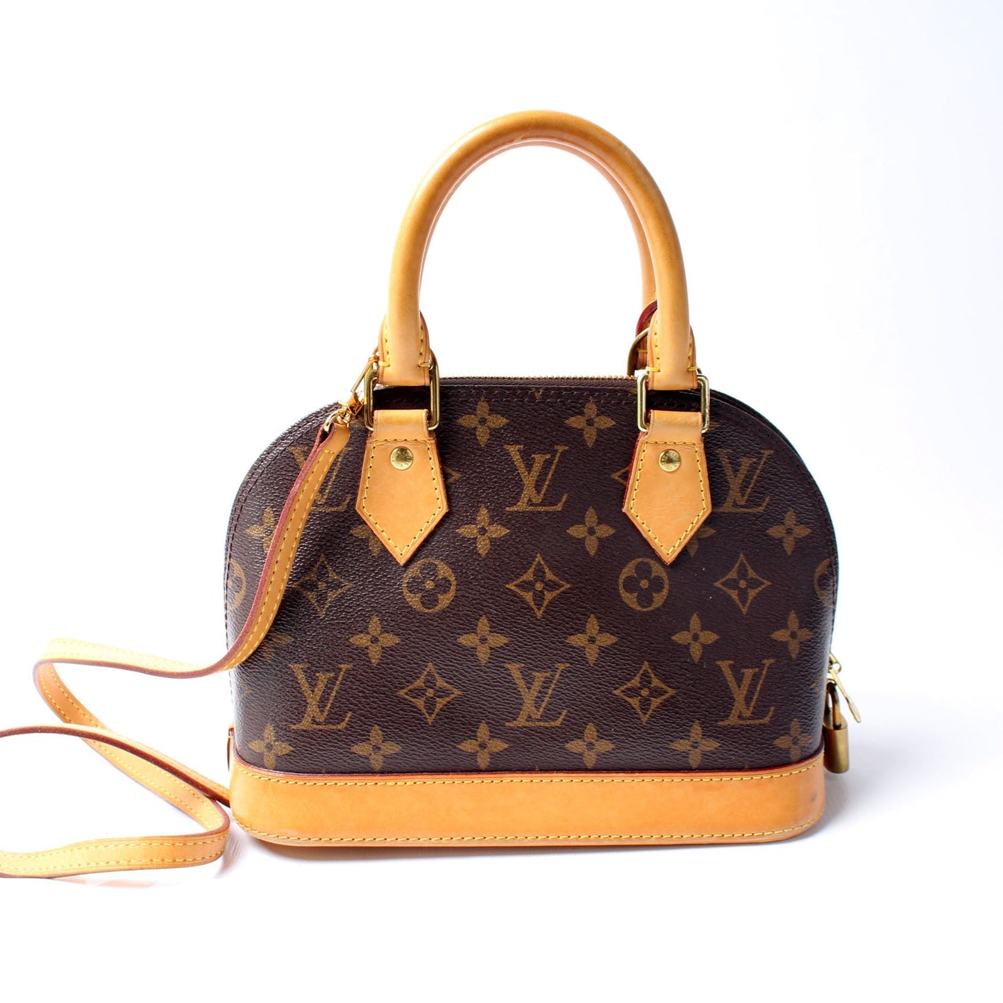 Louis Vuitton Alma BB Monogram Handbag Monogram 9