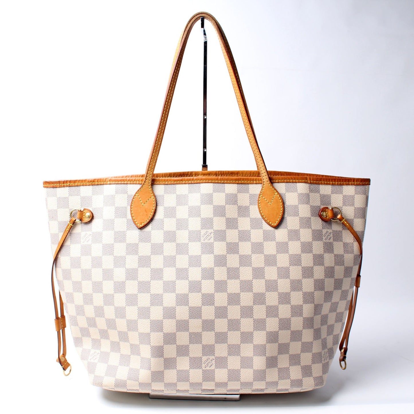 Louis Vuitton Neverfull MM Azur Damier Tote Bag Azur 64