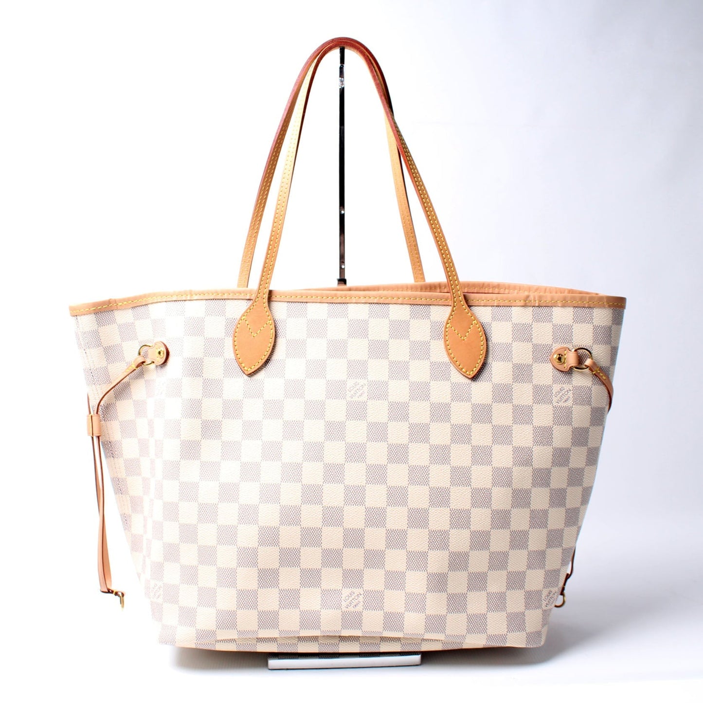 Louis Vuitton Neverfull MM Azur Damier Tote Bag Azur 52
