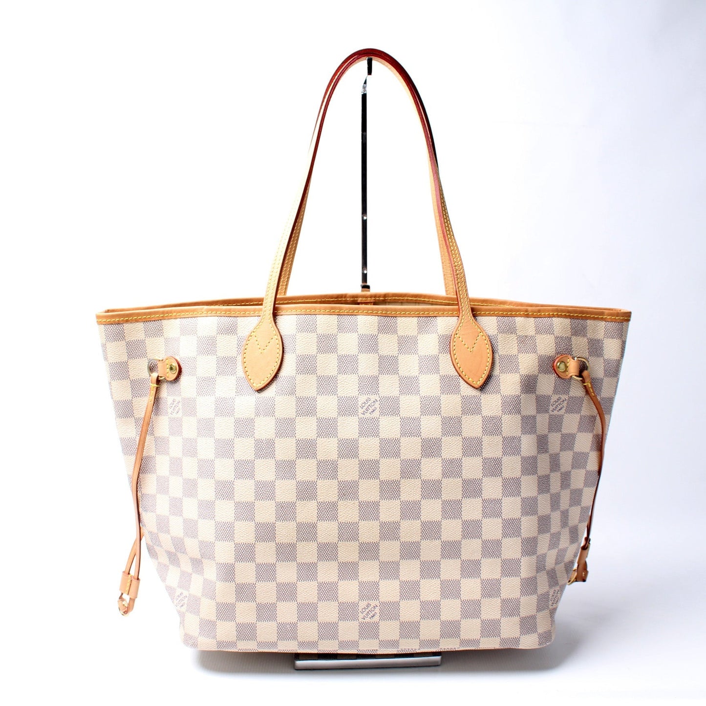 Louis Vuitton Neverfull MM Azur Damier Tote Bag Azur 65