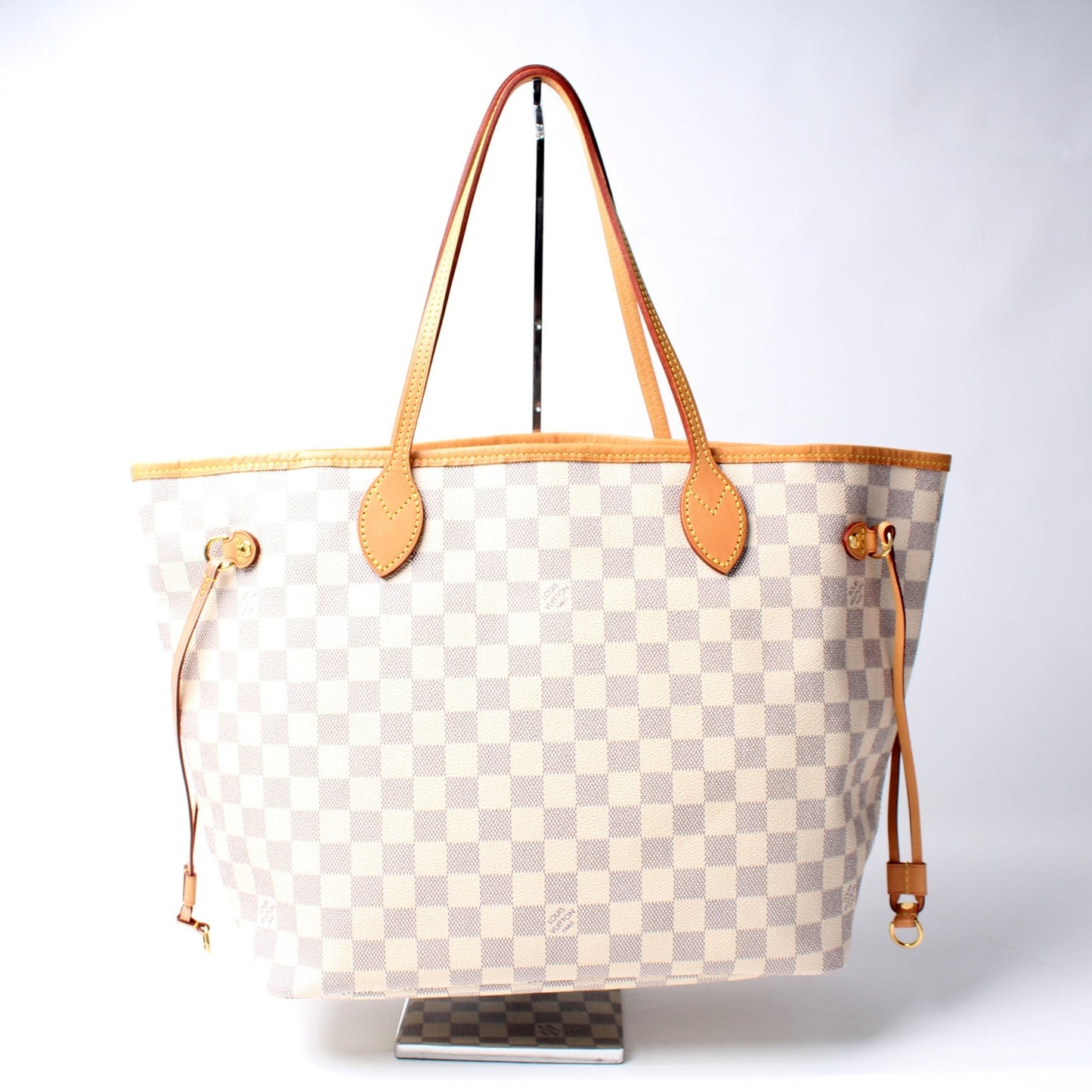 Louis Vuitton Neverfull MM Azur Damier Tote Bag Azur 58