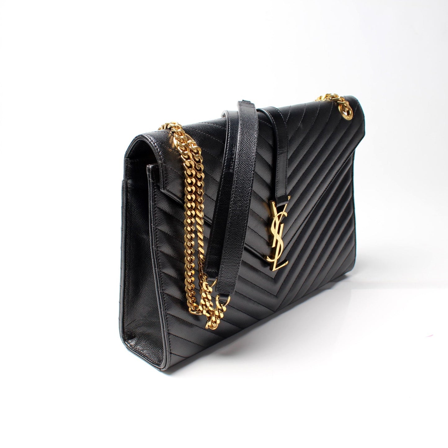 YSL Saint Laurent Saint Laurent Monogramme Chevron Satchel Bag Travel Bag
