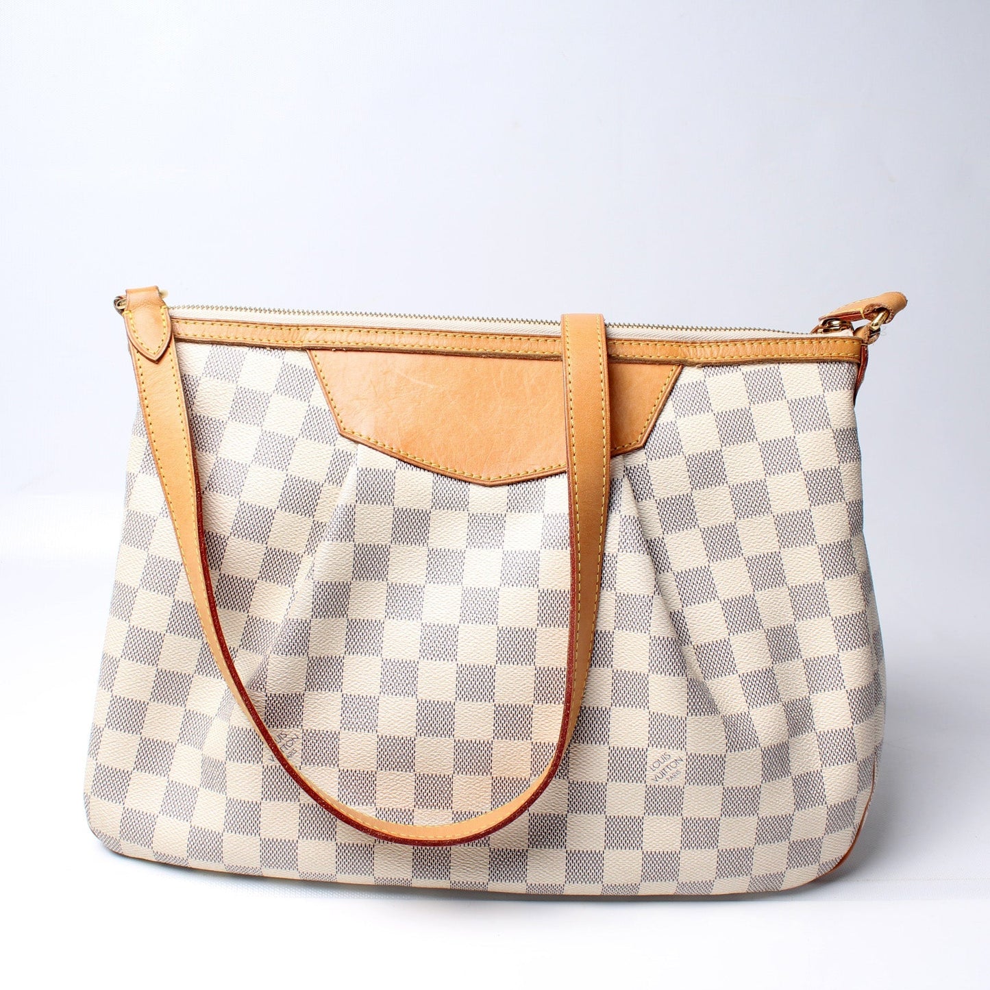 Louis Vuitton Siracusa Azur MM Damier Handbag Azur 9