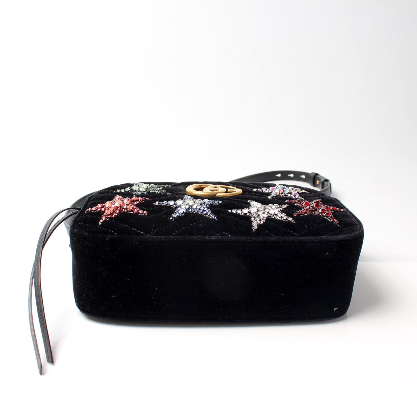 Gucci Marmont Camera Velvet Star Travel Bag