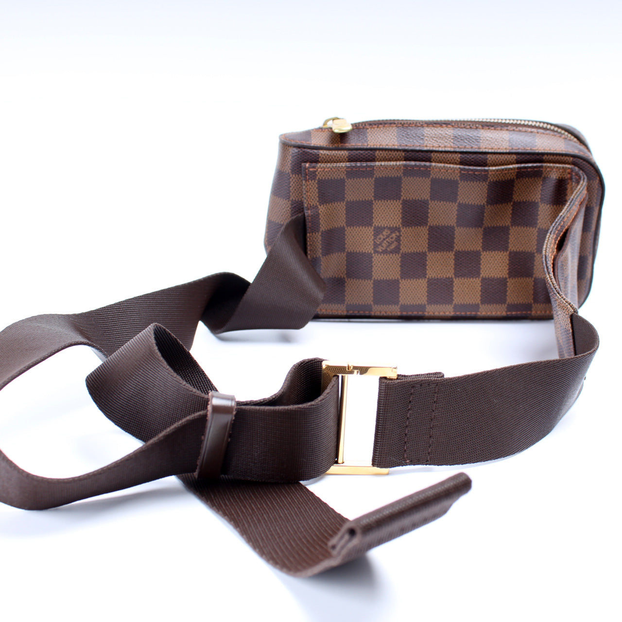 Louis Vuitton Geronimos Ebene Damier Handbag Ebene 14