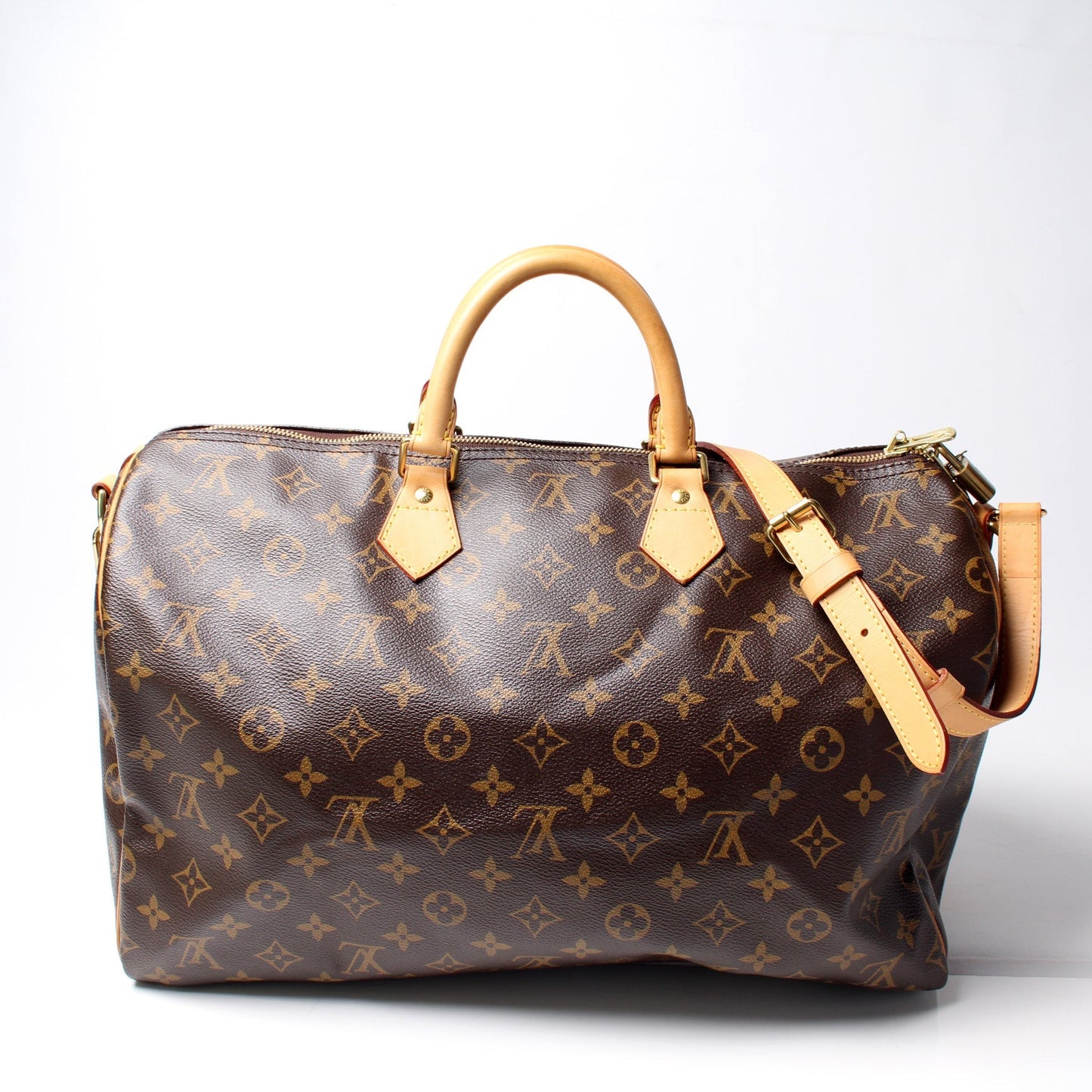 Louis Vuitton Speedy 40 Bandouliere Monogram Handbag Monogram 1