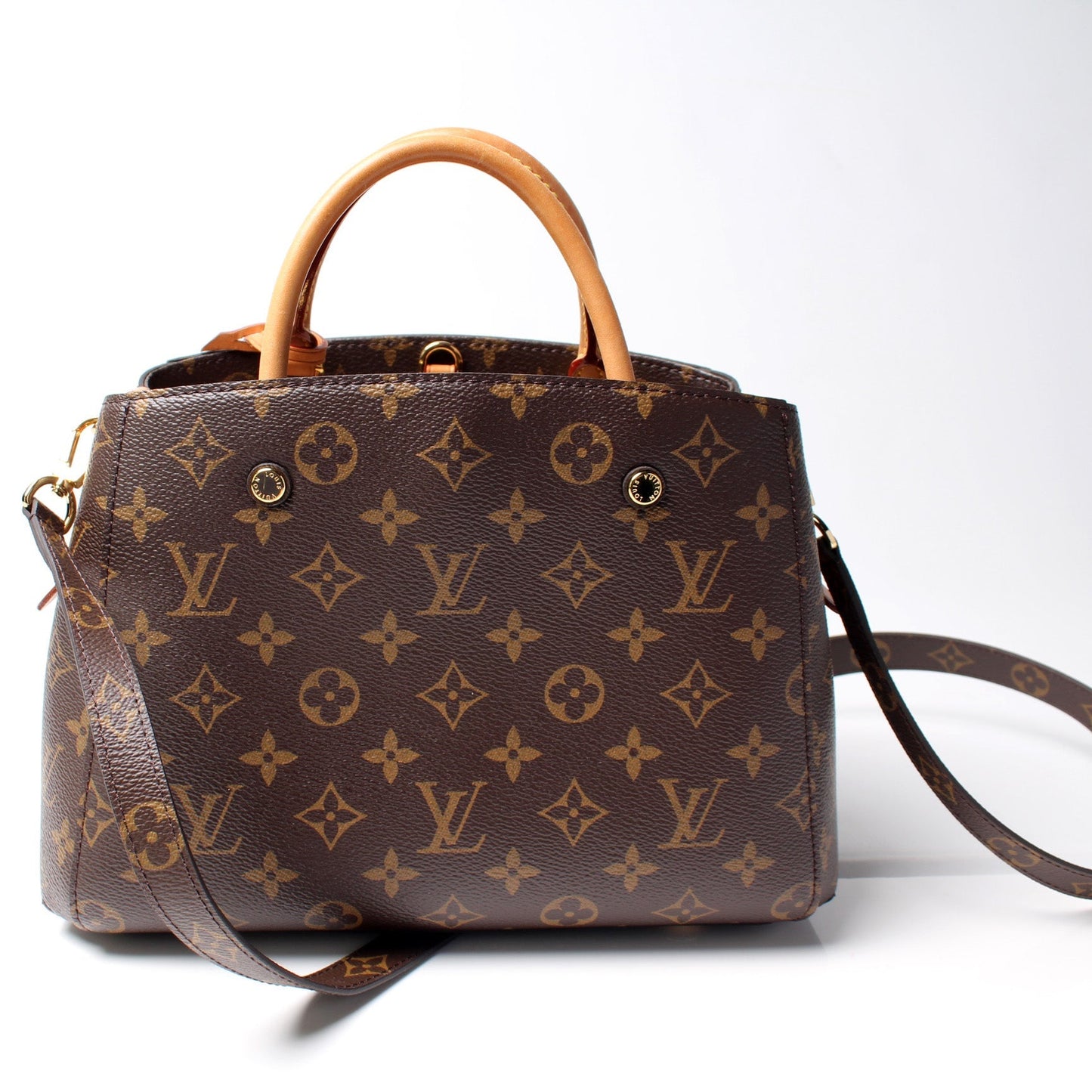 Louis Vuitton Montaigne BB Monogram Handbag Monogram 12