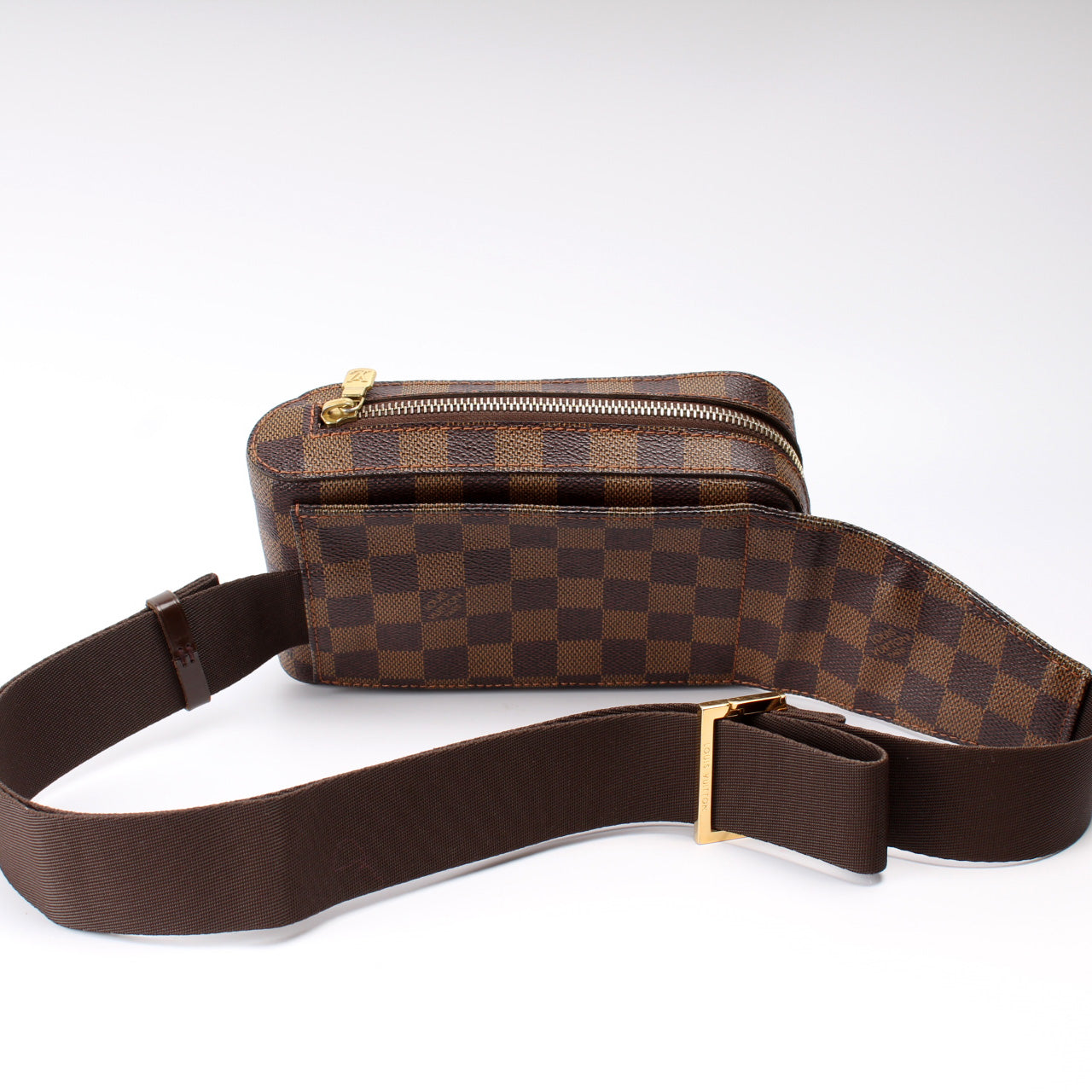 Louis Vuitton Geronimos Ebene Damier Handbag Ebene 20