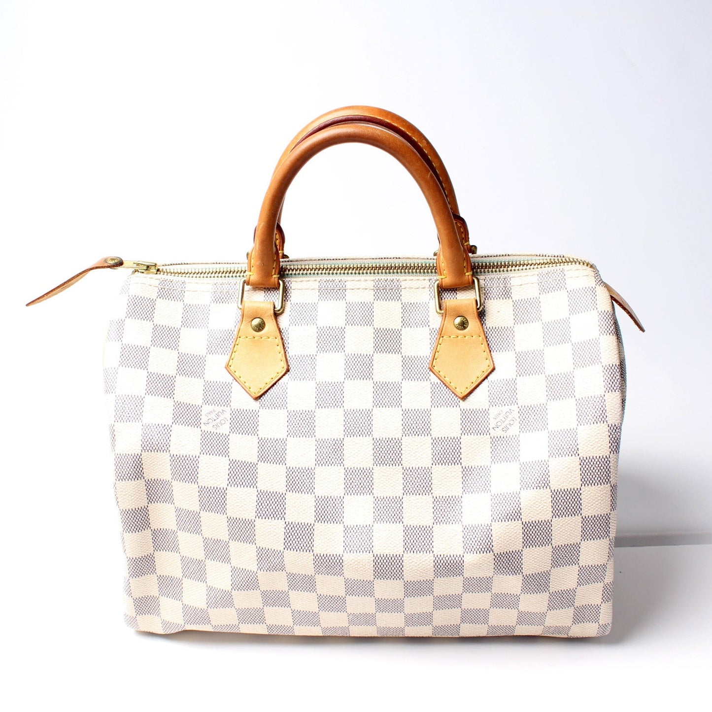 Louis Vuitton Speedy 30 Azur Damier Handbag Azur 34