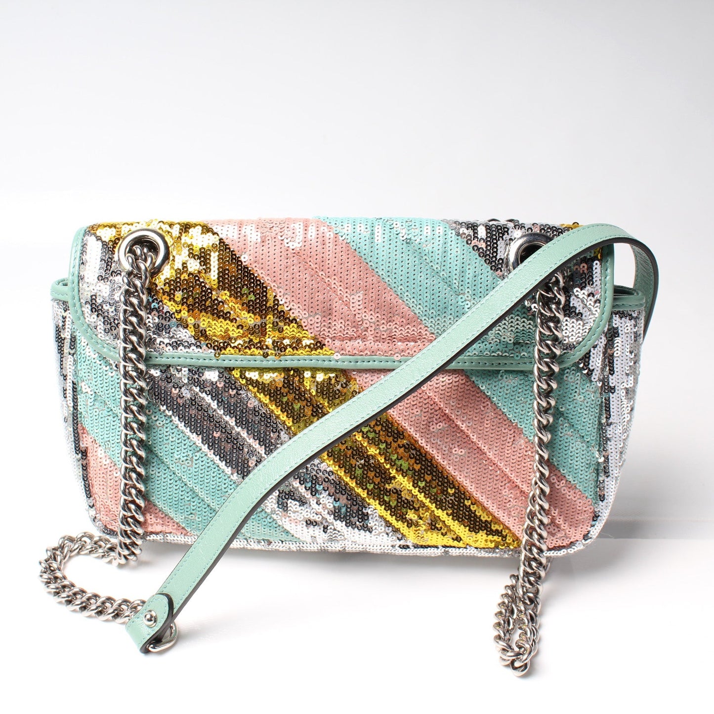 Gucci Marmont Sequin Small Flap Shoulder Bag