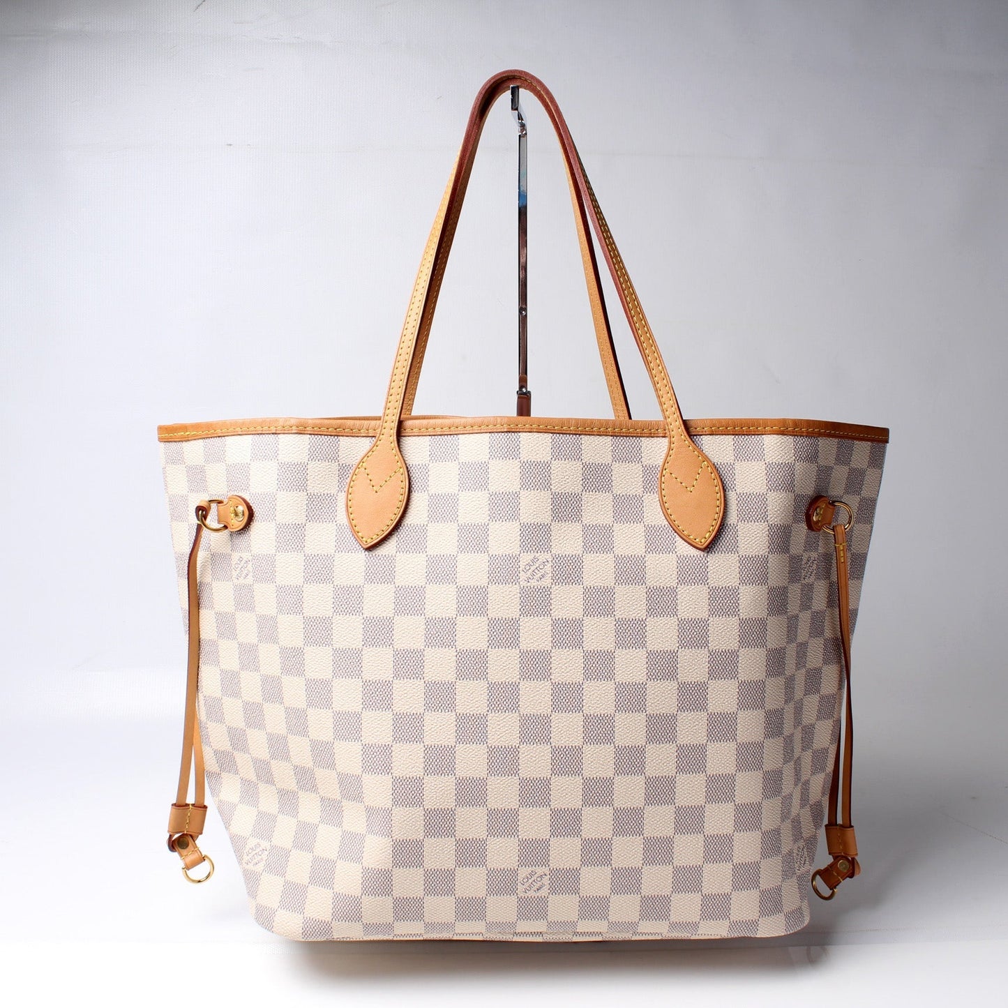Louis Vuitton Neverfull MM W Azur Damier Wallet Case Azur 8