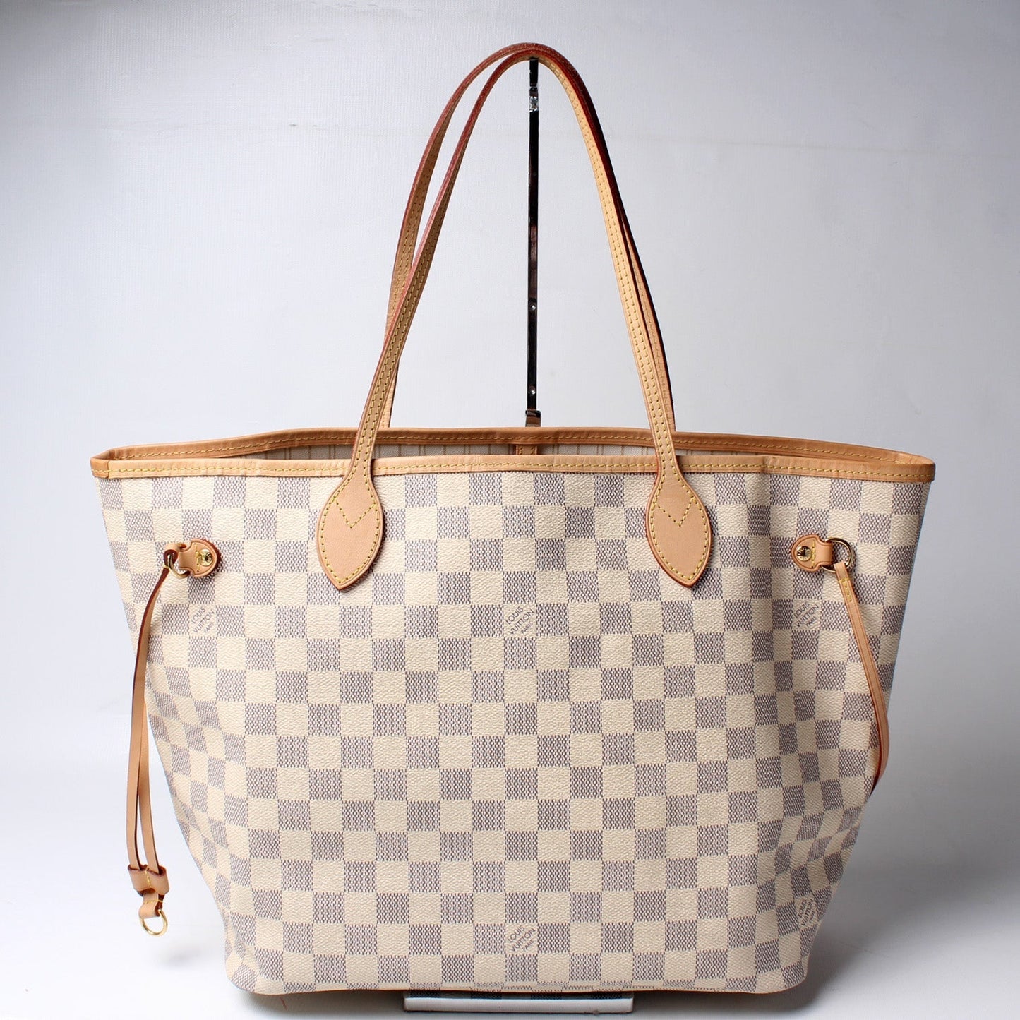 Louis Vuitton Neverfull MM Azur Damier Tote Bag Azur 67