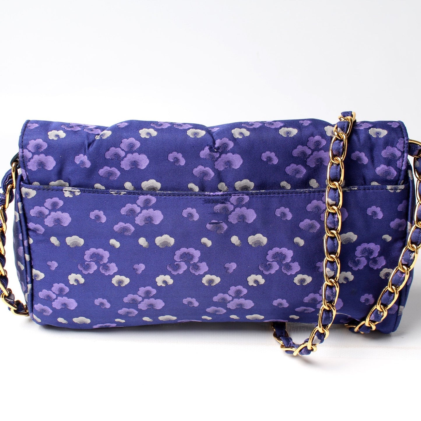 Prada Jacquard Crossbody Clutch Bag Nylon Crossbody Bag