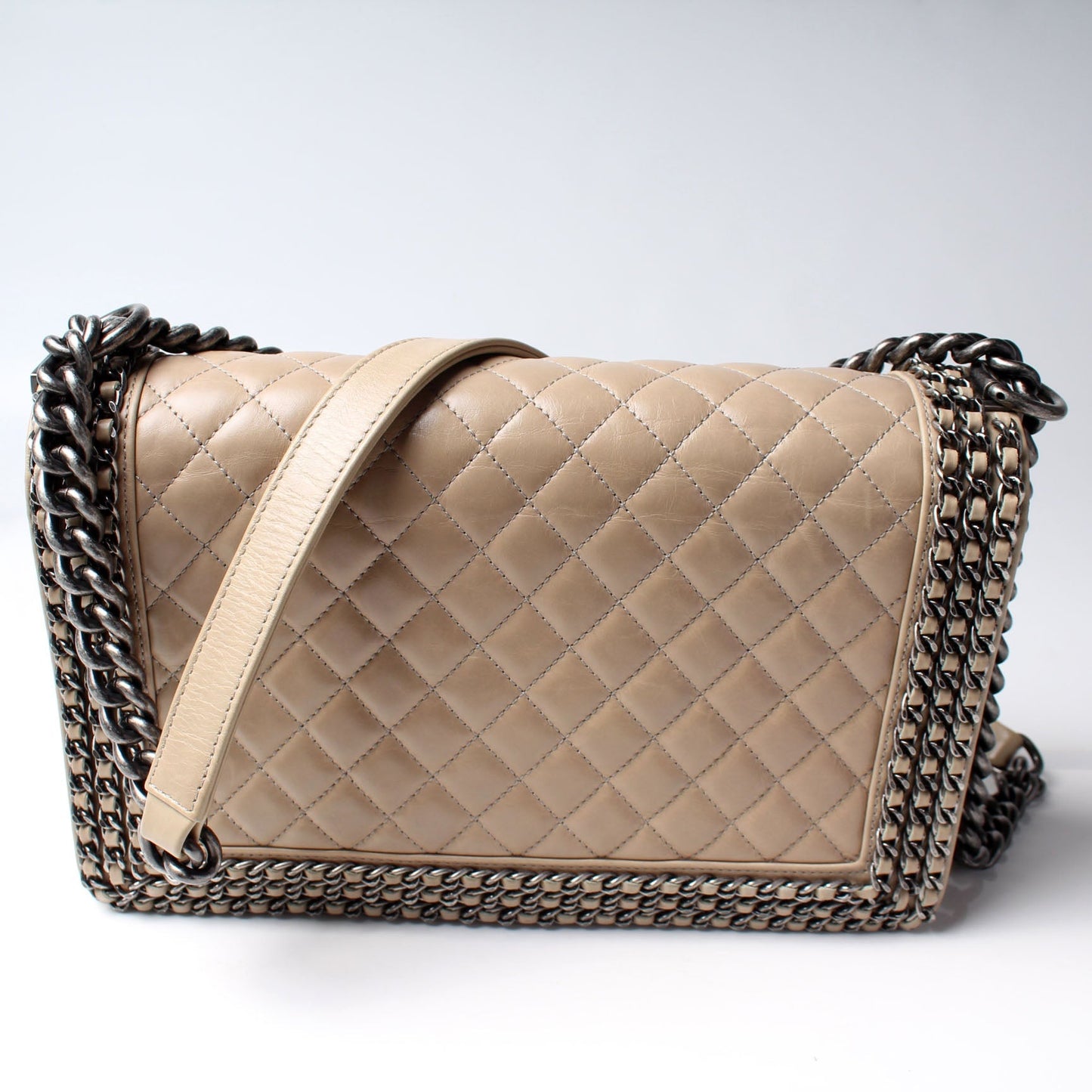 Chanel Boy Flap Old Around 20M Handbag
