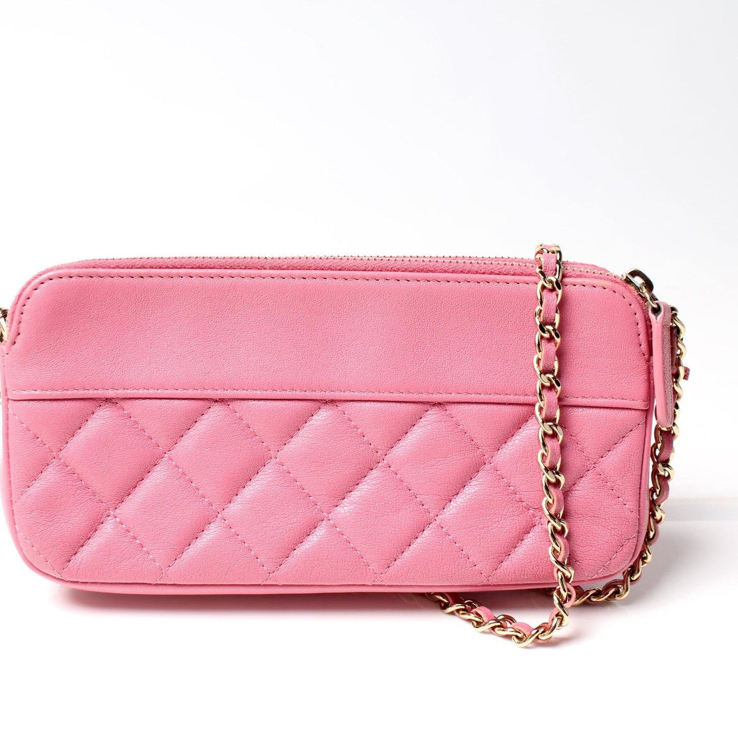 Chanel WOC Double Zip 26M Clutch Bag